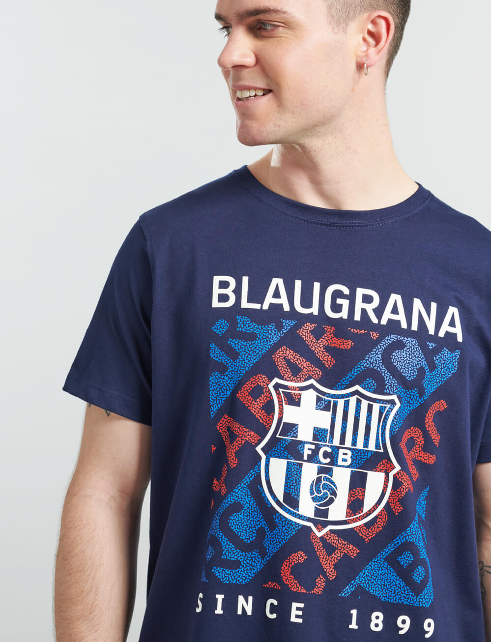 Official FC Barcelona T-Shirt - Navy - The World Football Store