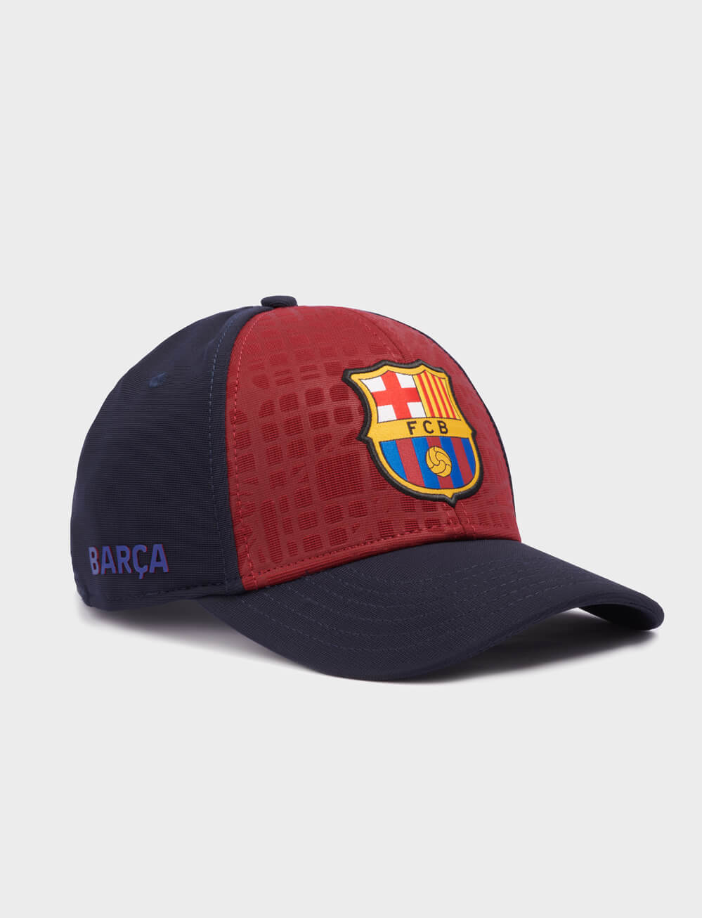 Official FC Barcelona Cap - Navy/Burgandy - The World Football Store