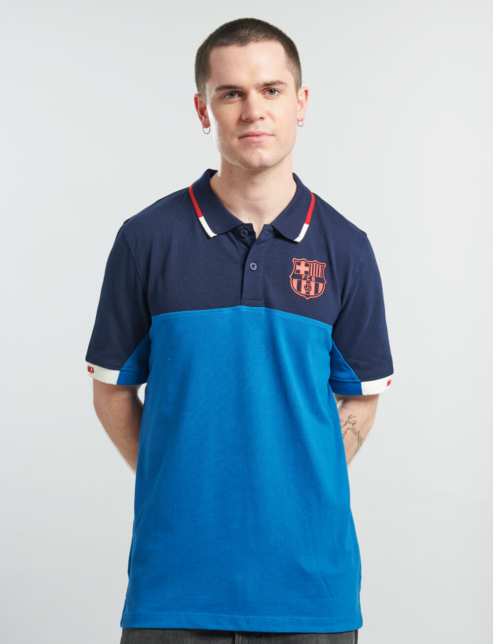 Official FC Barcelona Polo - Blue - The World Football Store