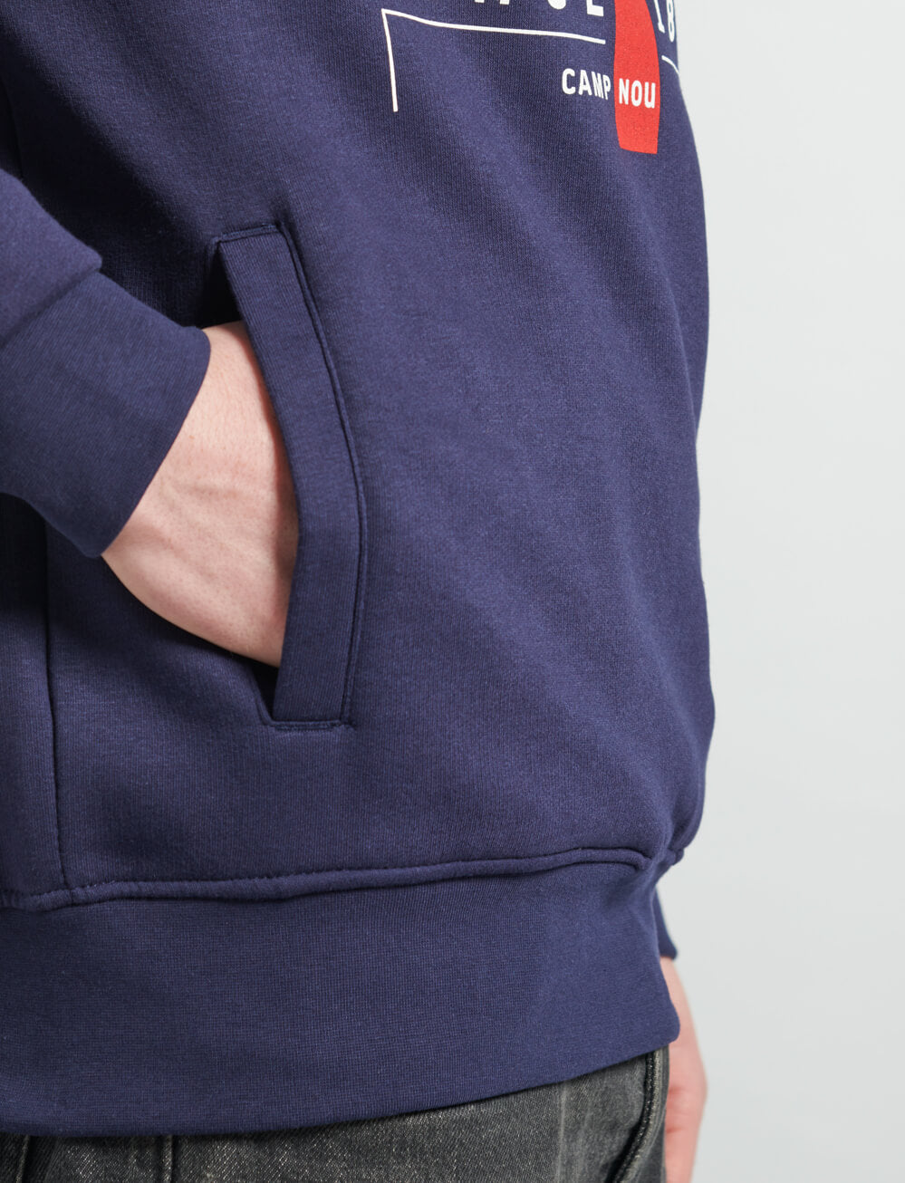 Official FC Barcelona Hoodie - Navy â The World Football Store