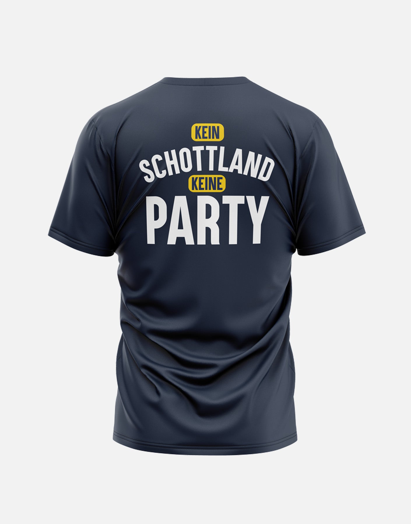 Official Team Scotland 'No Scotland, No Party' T-Shirt - Navy - The World Football Store