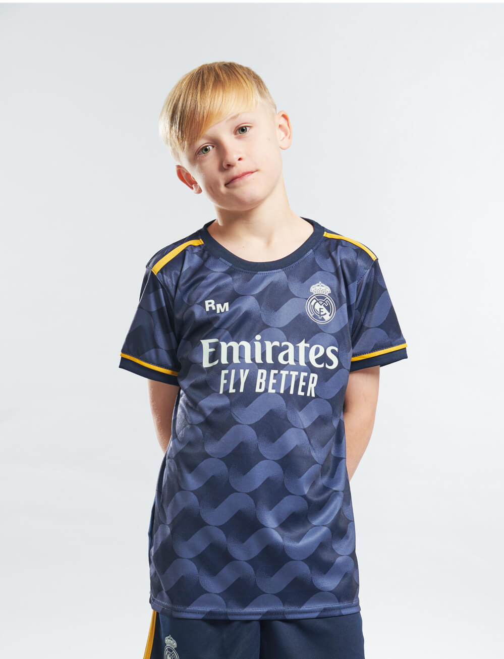 Official Real Madrid Kids Kit - Blue/Black - The World Football Store