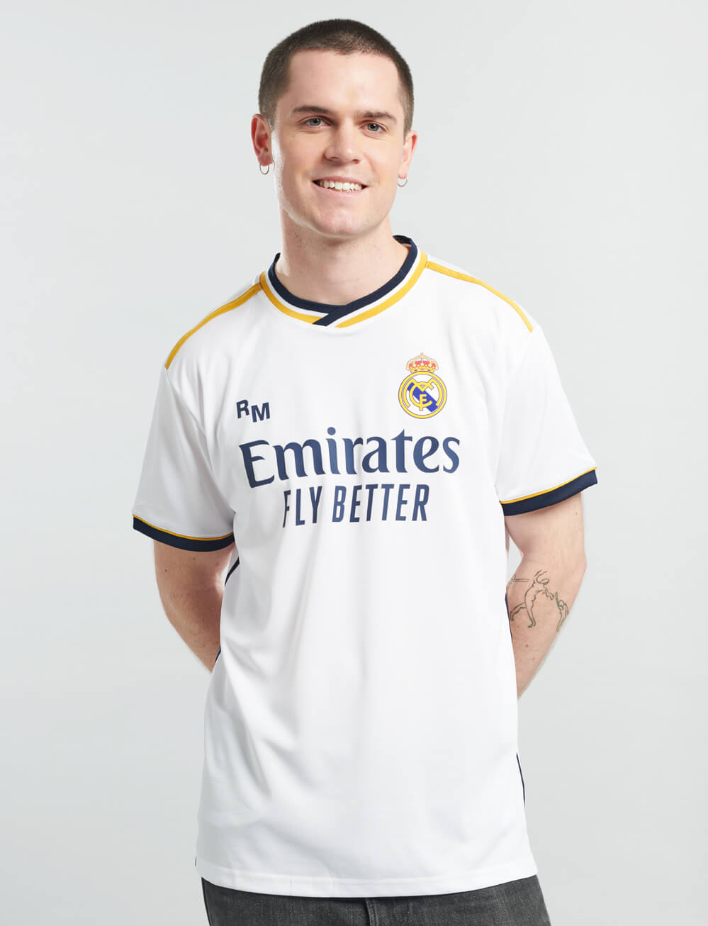 Official Real Madrid Home T-Shirt - White