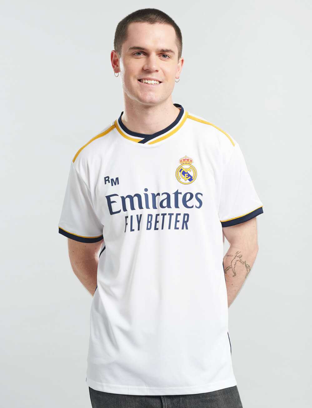 Official Real Madrid Home T-Shirt - White - The World Football Store