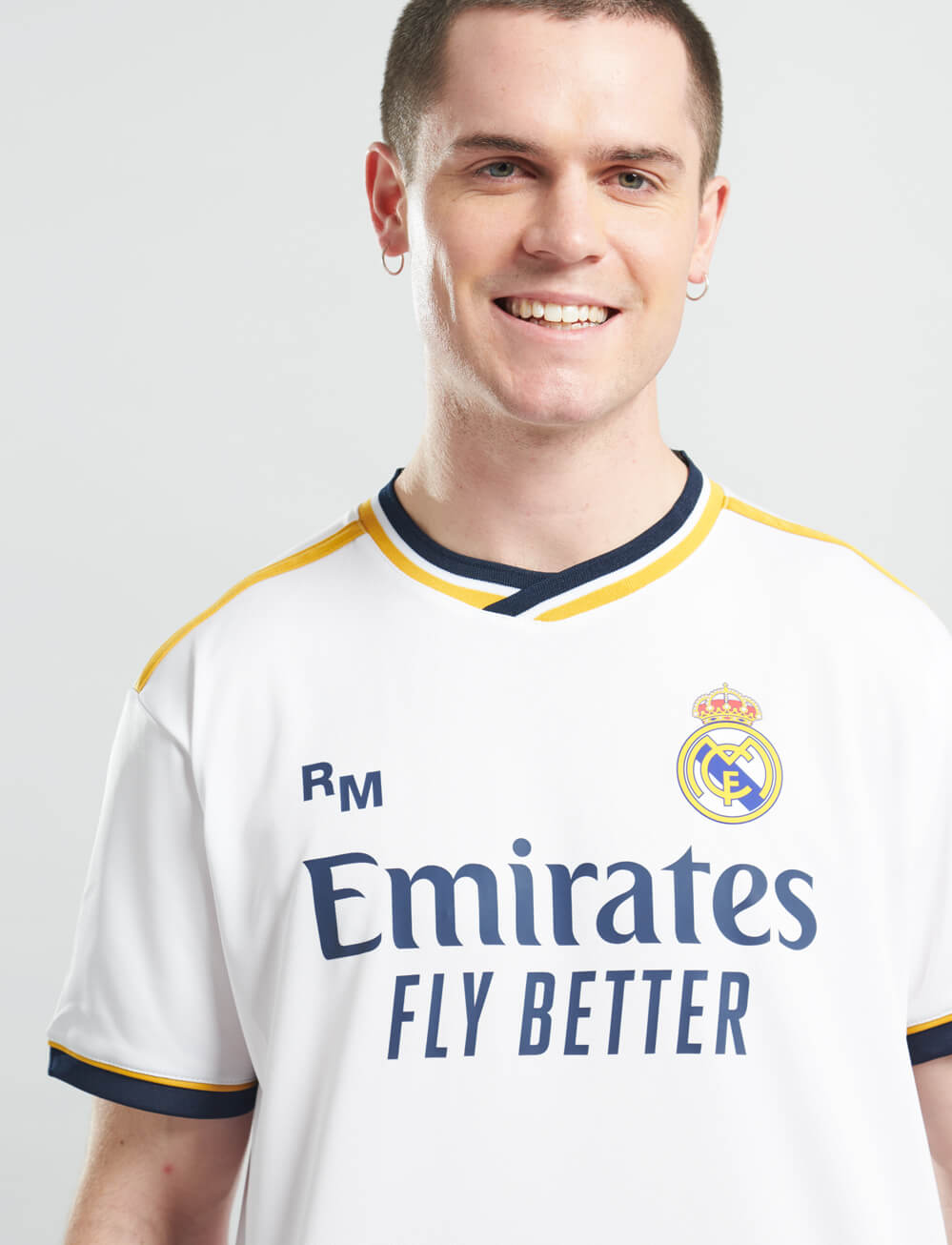 Official Real Madrid Home T-Shirt - White