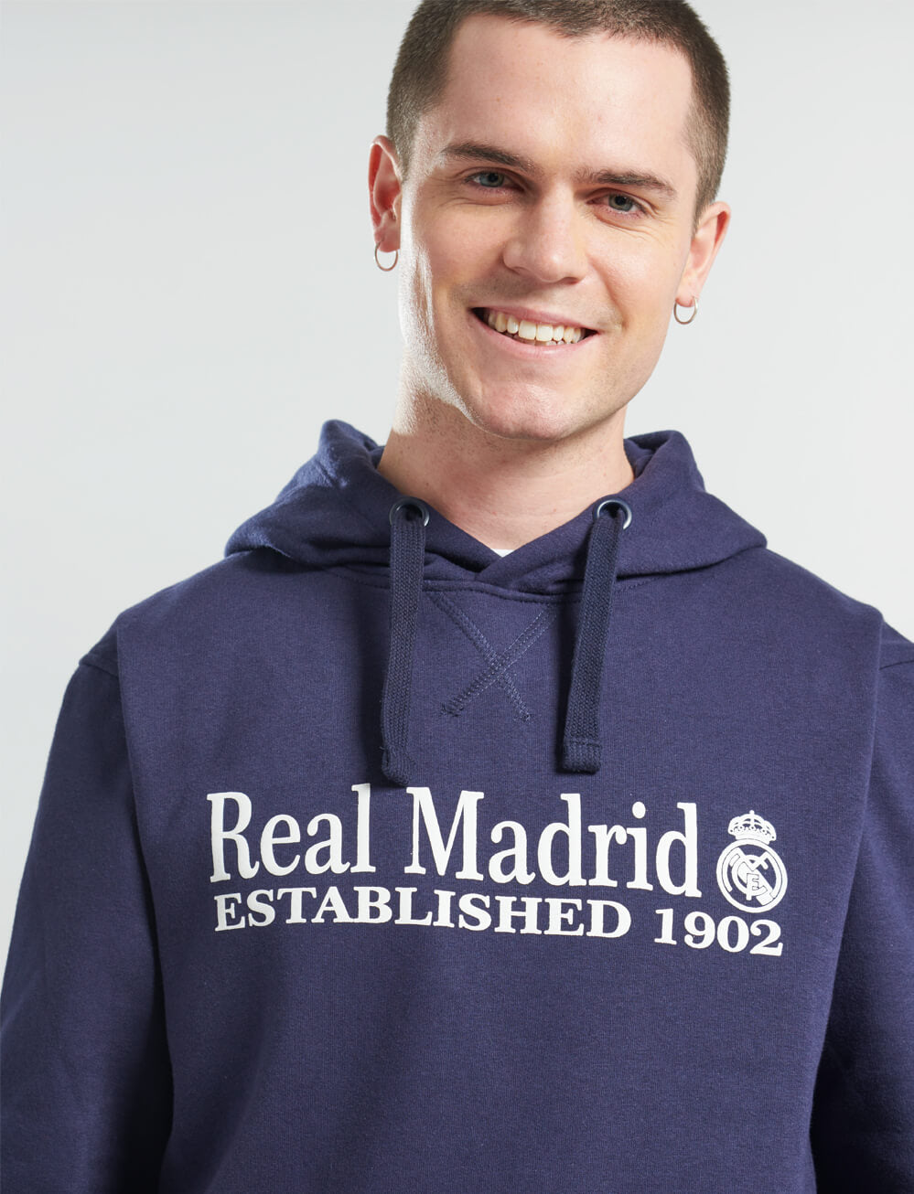 Official Real Madrid Hoodie - Navy - The World Football Store