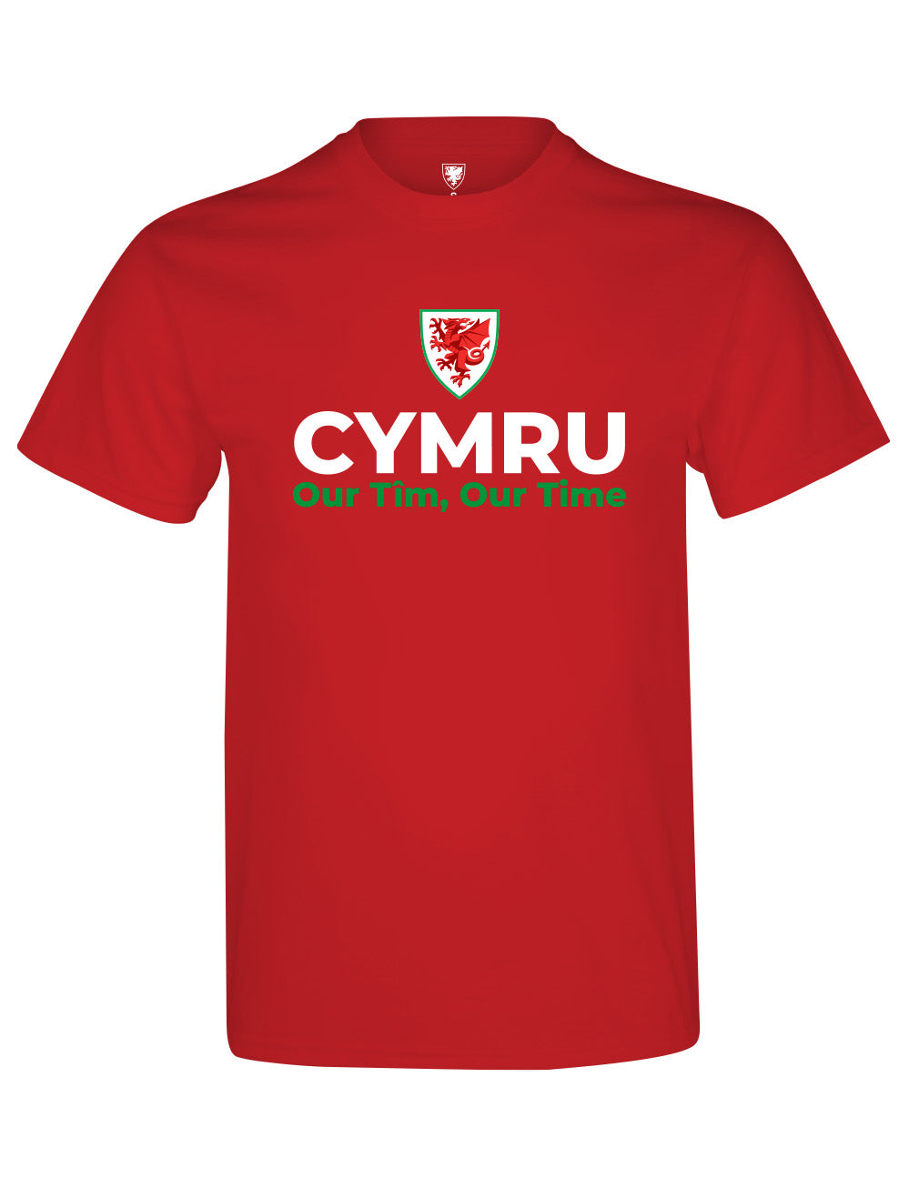Official Team Wales 'Our Time' T-Shirt - Red - The World Football Store