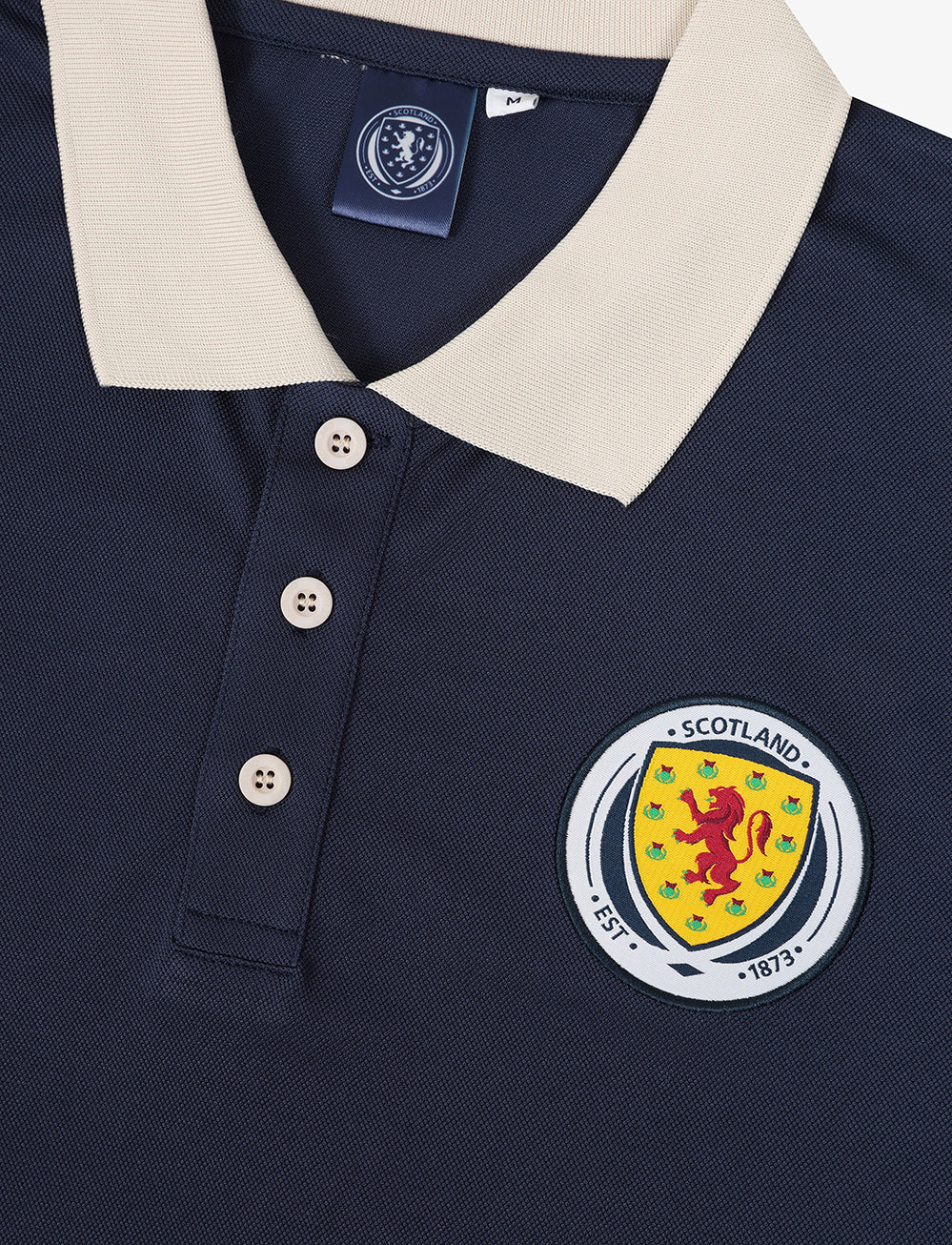 Official Team Scotland Polo Shirt - Navy