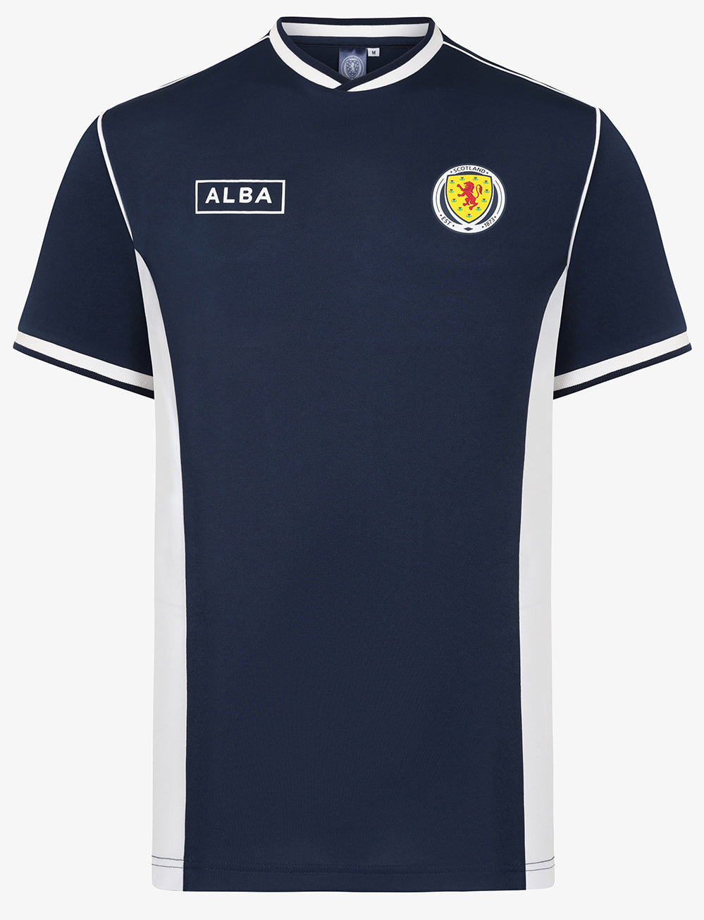 Official Team Scotland Tipped T-Shirt - Navy - The World Football Store
