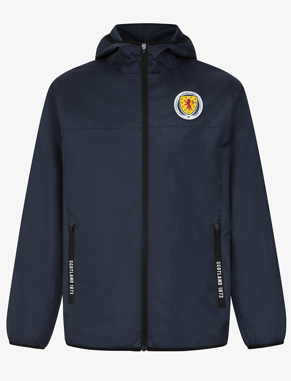 Official Team Scotland Shower Jacket - Navy - The World Football Store