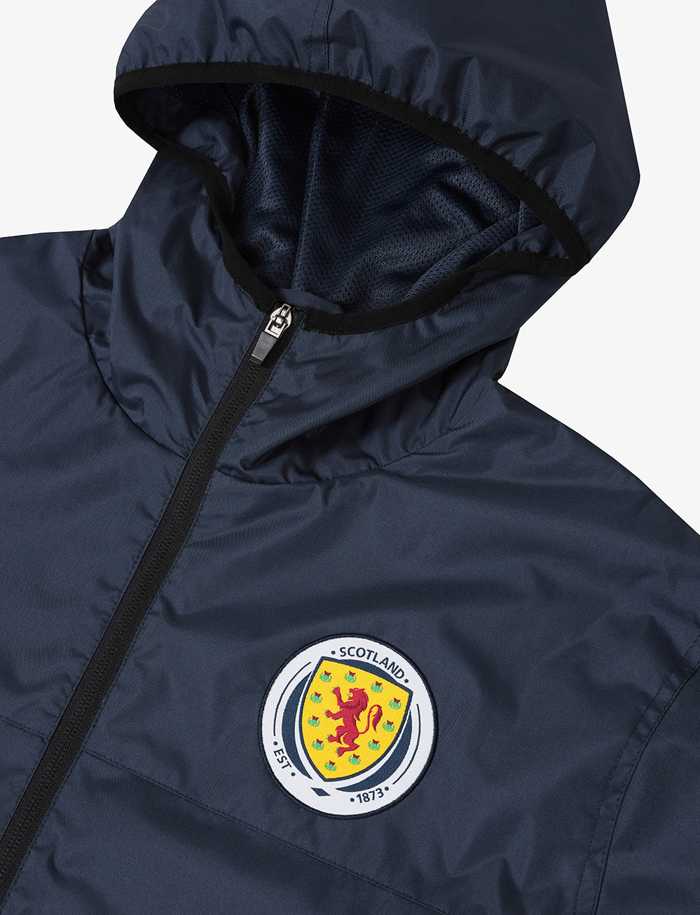 Official Team Scotland Shower Jacket - Navy - The World Football Store