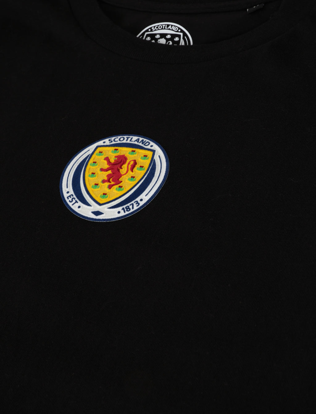 Official Team Scotland Crest T-Shirt - Black - The World Football Store
