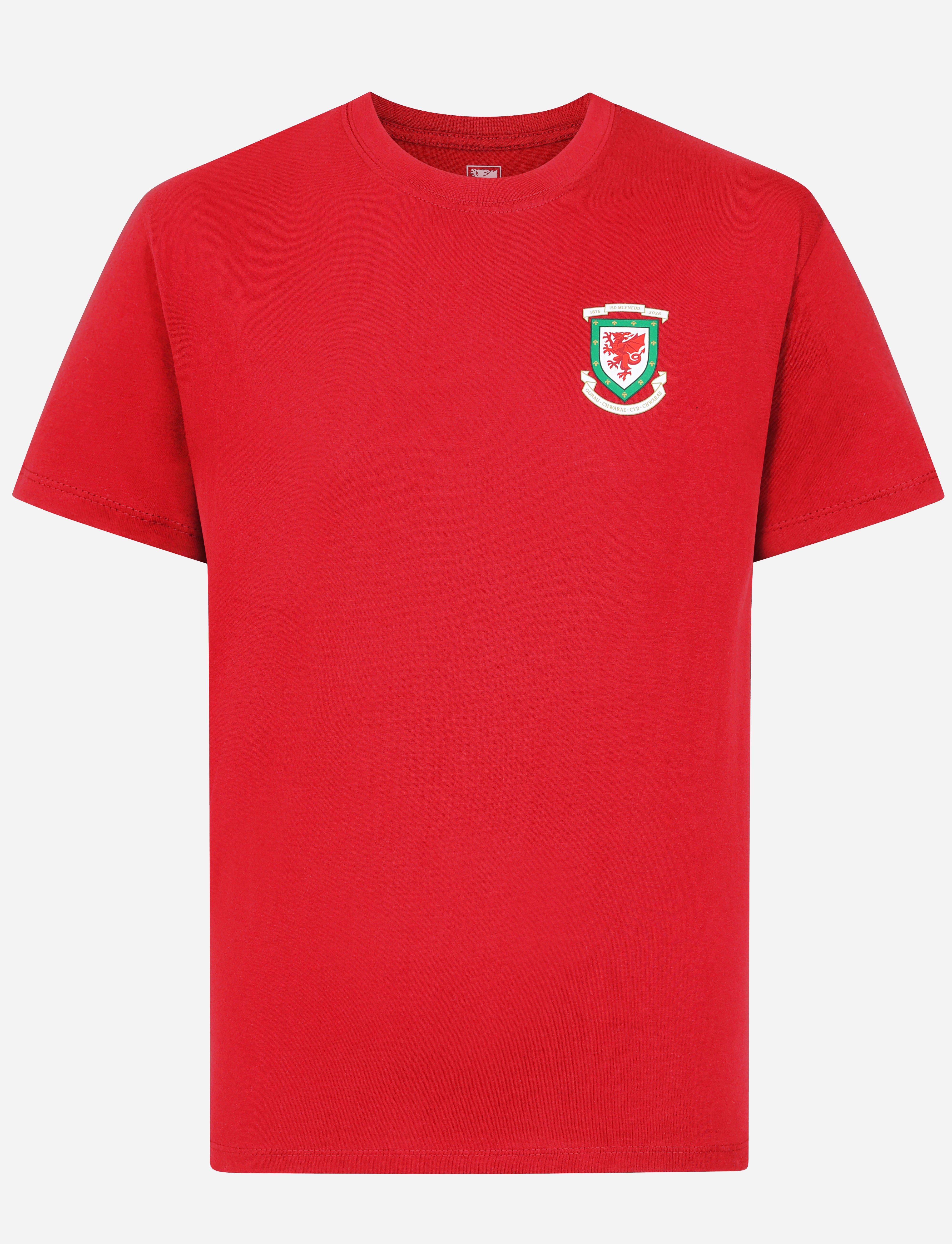 Official Team Wales 150th Anniversary T-Shirt - Red - The World Football Store