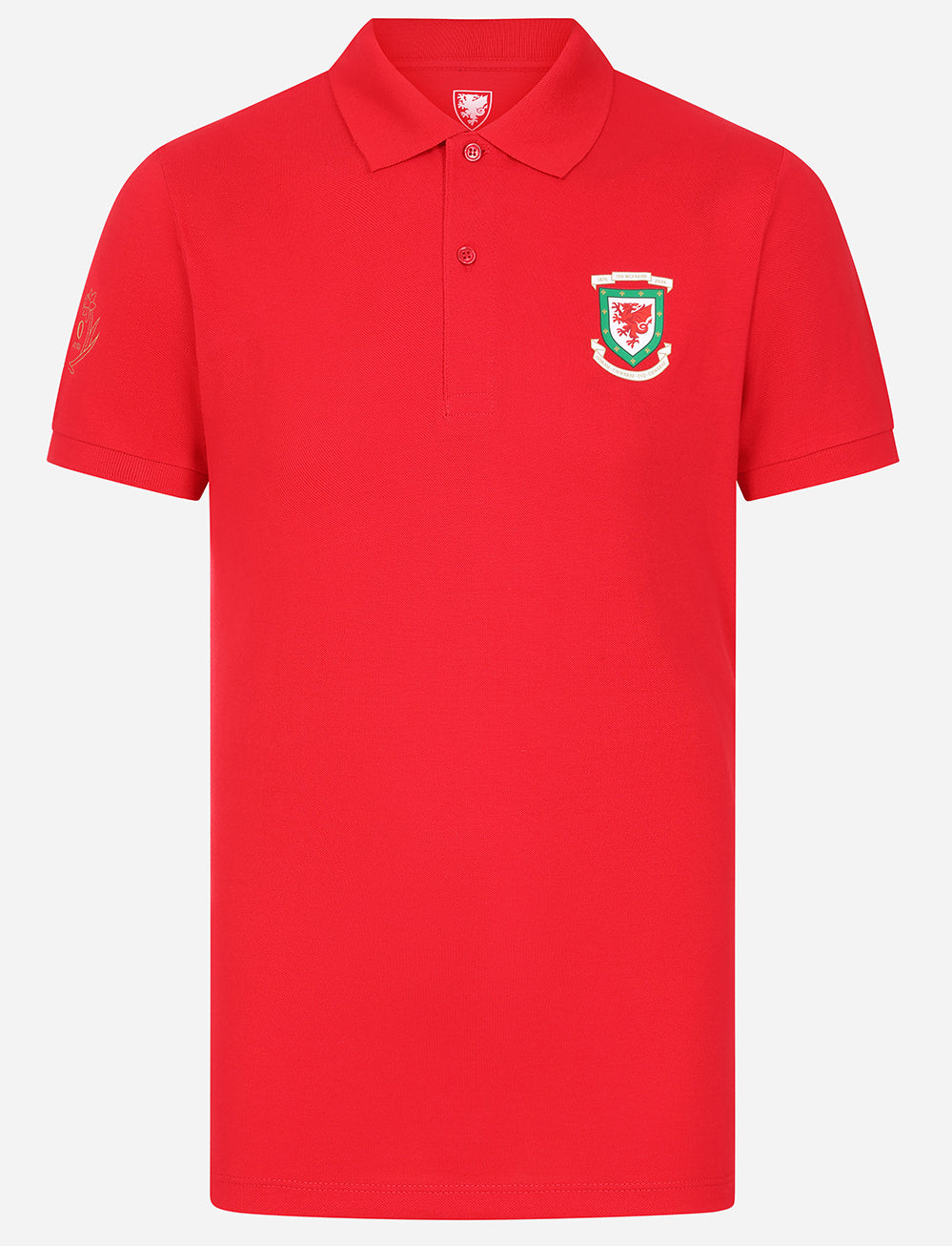 Official Team Wales 150th Anniversary Polo - Red - The World Football Store