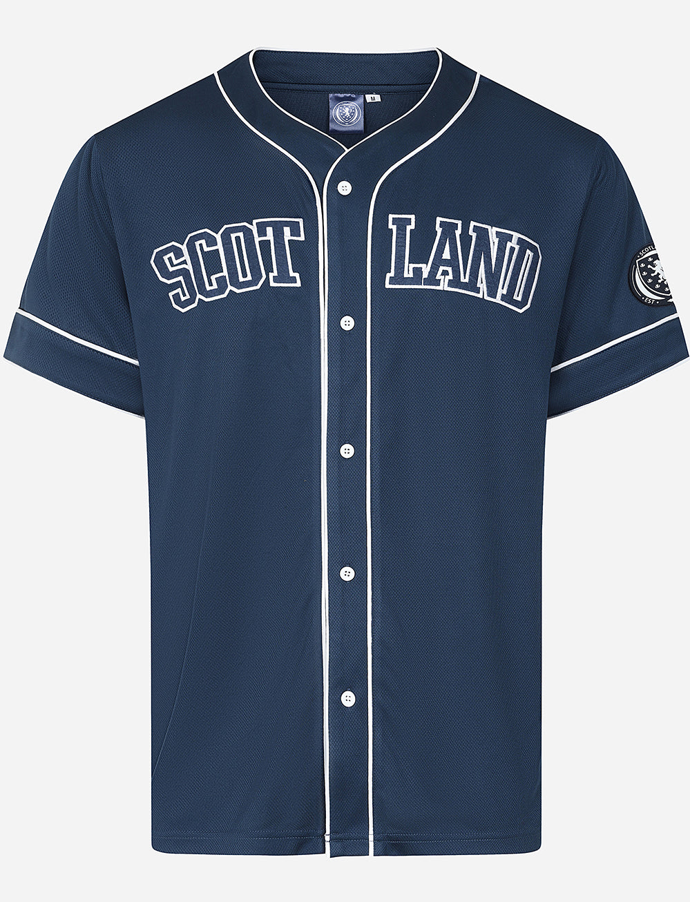 Team Scotland Baseball Jersey - Navy - The World Football Store