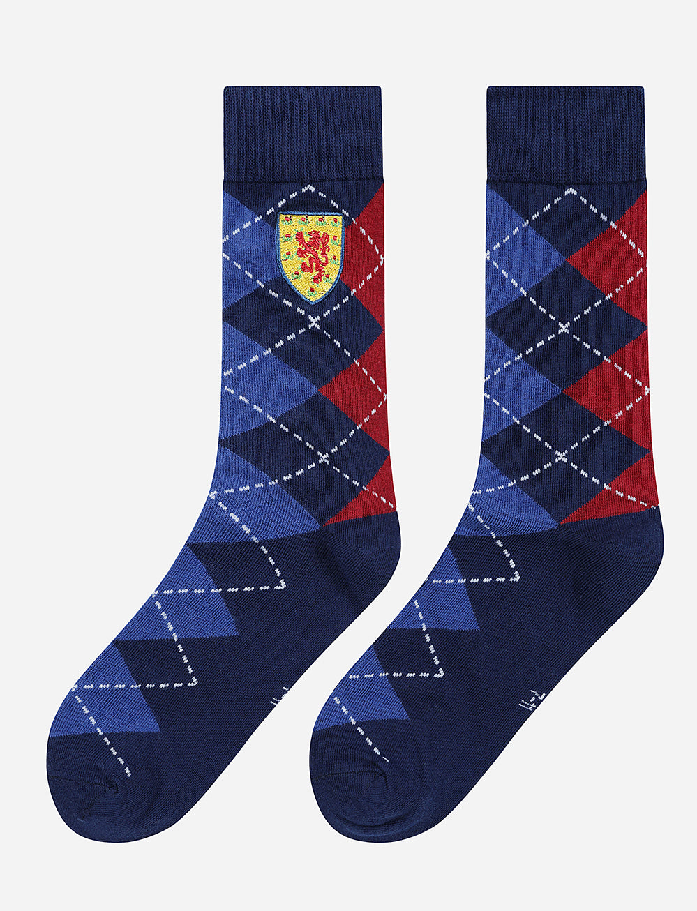 Team Scotland x3 Pack of Socks - Navy - The World Football Store