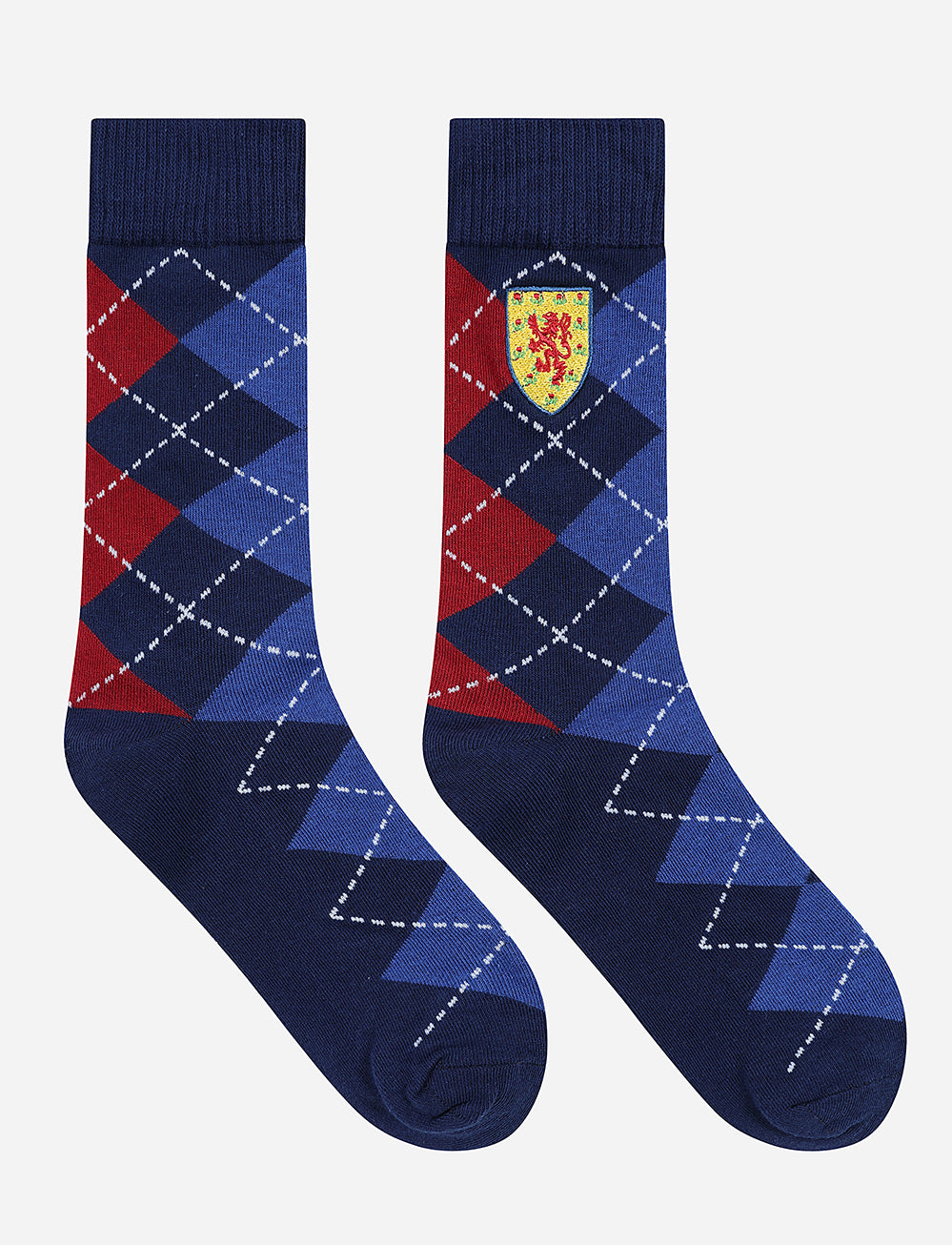 Team Scotland x3 Pack of Socks - Navy - The World Football Store