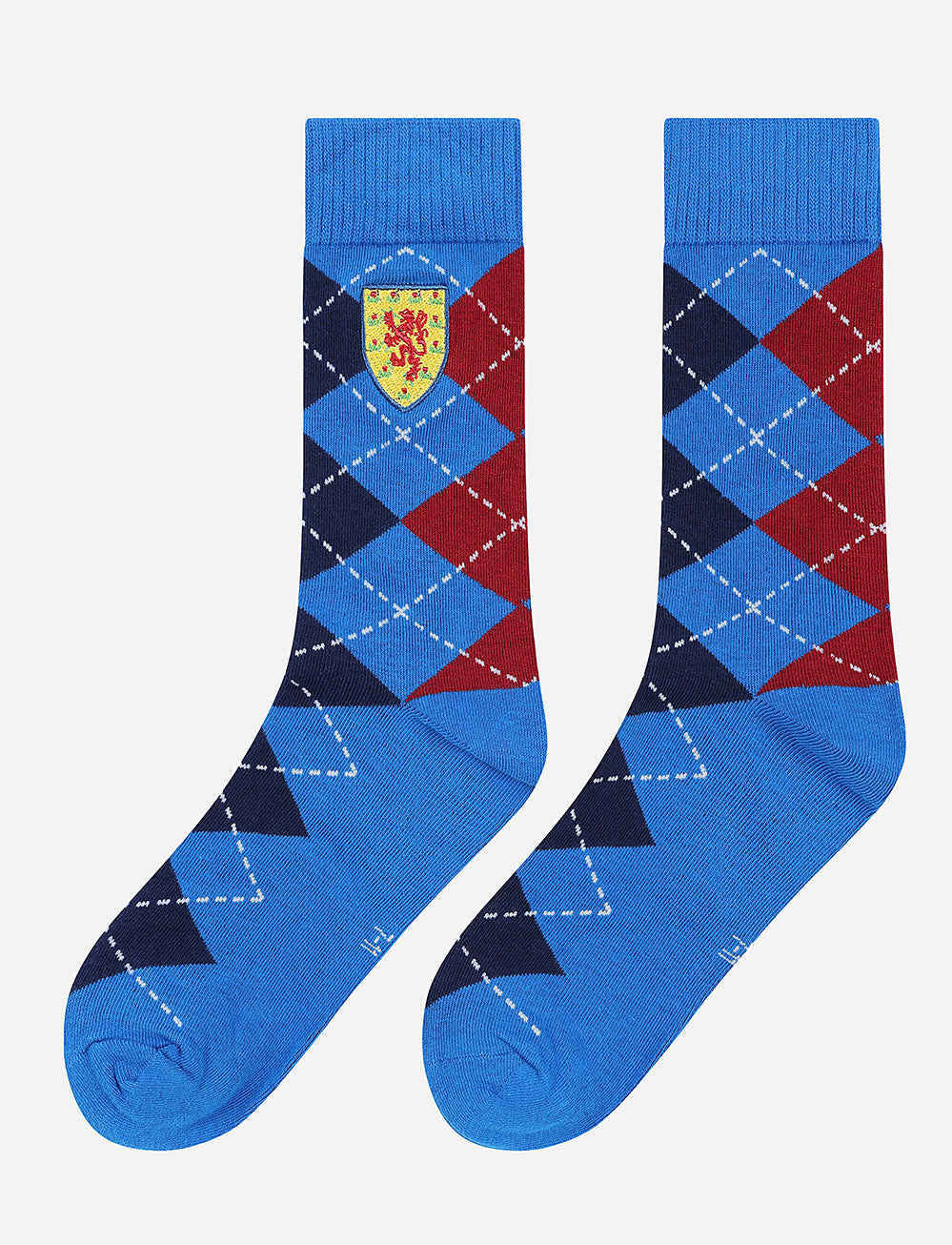Team Scotland x3 Pack of Socks - Navy - The World Football Store