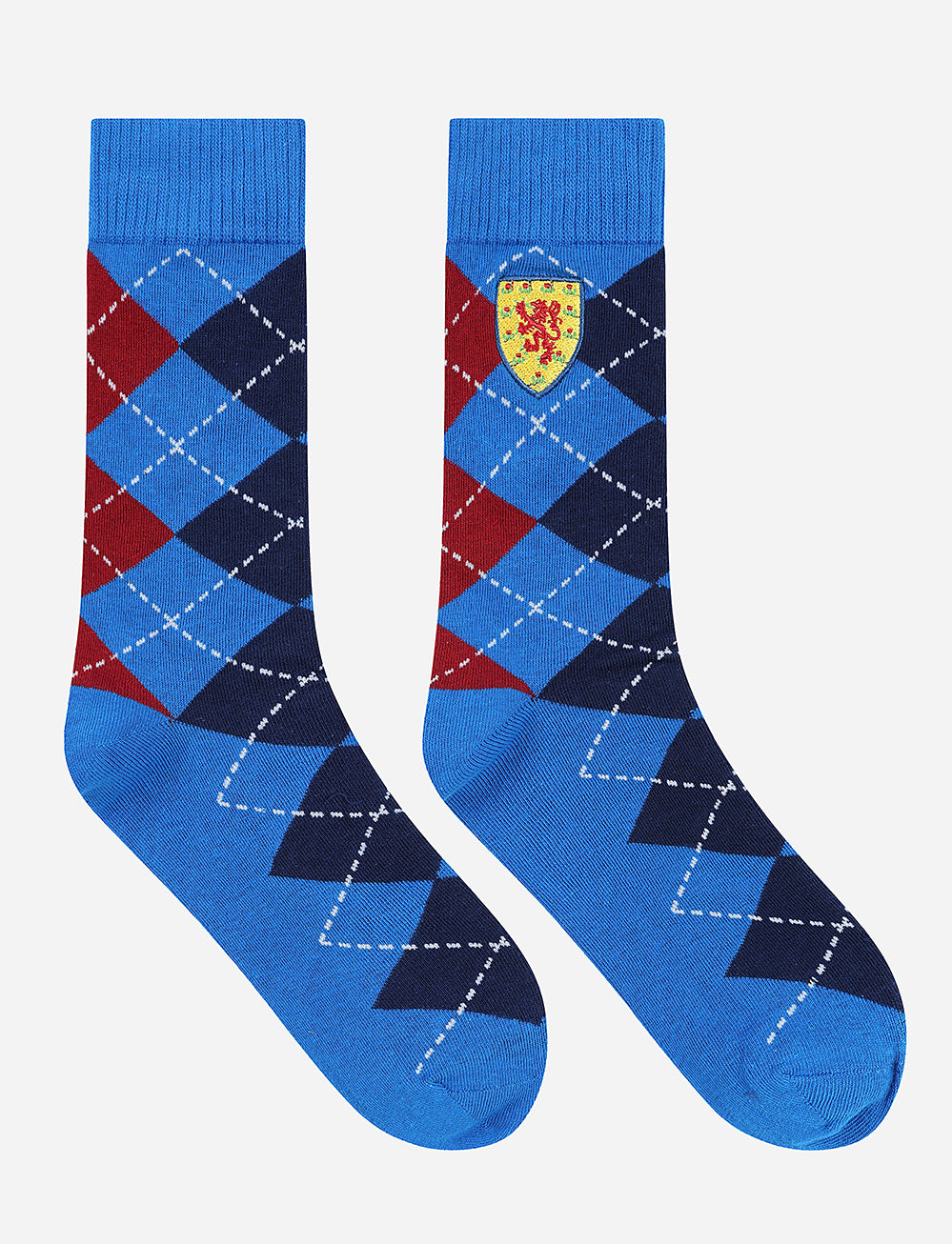 Team Scotland x3 Pack of Socks - Navy - The World Football Store
