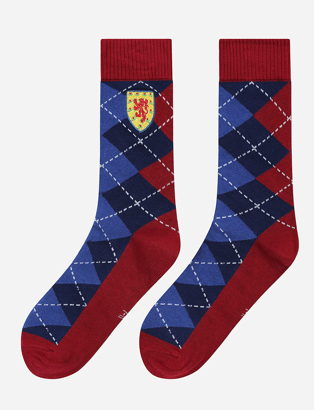 Team Scotland x3 Pack of Socks - Navy - The World Football Store