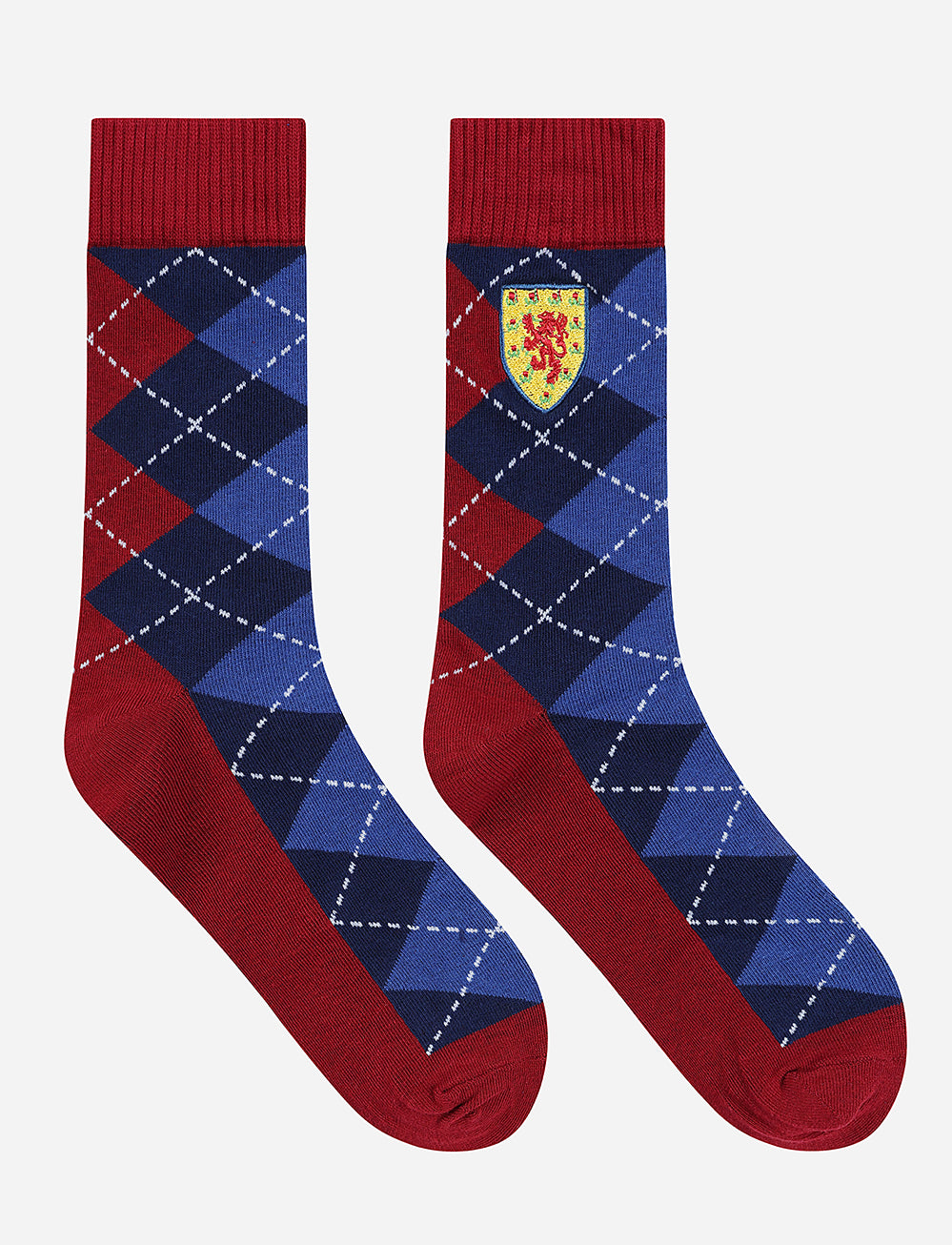 Team Scotland x3 Pack of Socks - Navy - The World Football Store