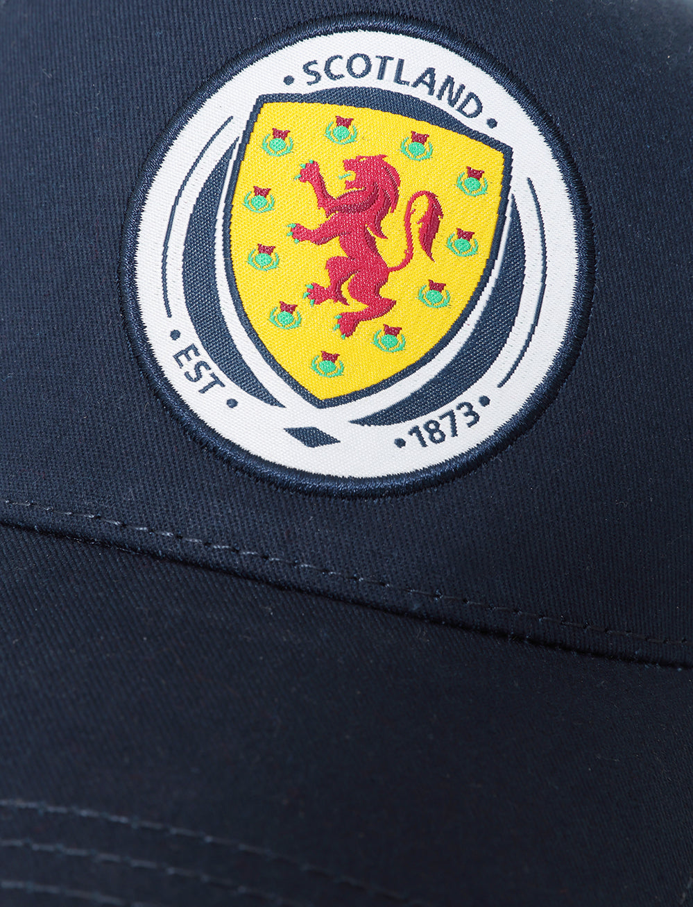 Team Scotland Crest Cap - Navy - The World Football Store