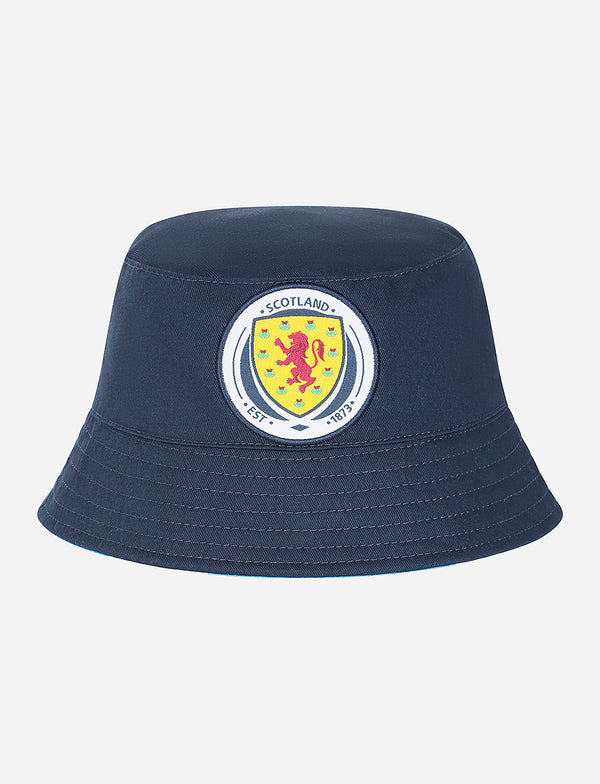 Team Scotland Kids Reversible Bucket Hat - Navy - The World Football Store
