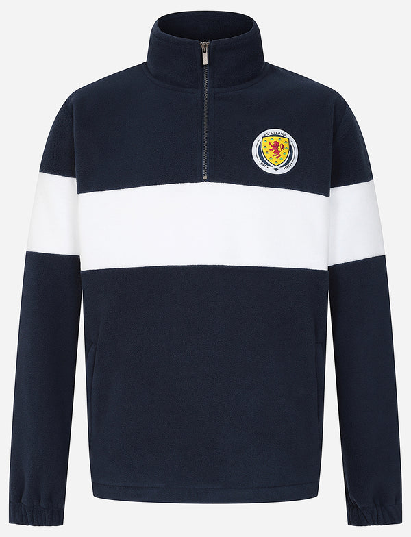 Team Scotland Retro Fleece - Navy - The World Football Store