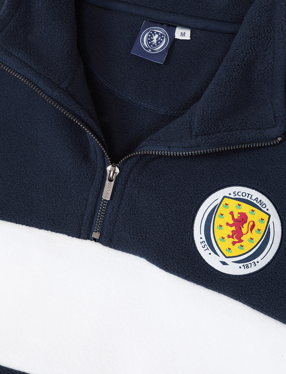 Team Scotland Retro Fleece - Navy - The World Football Store
