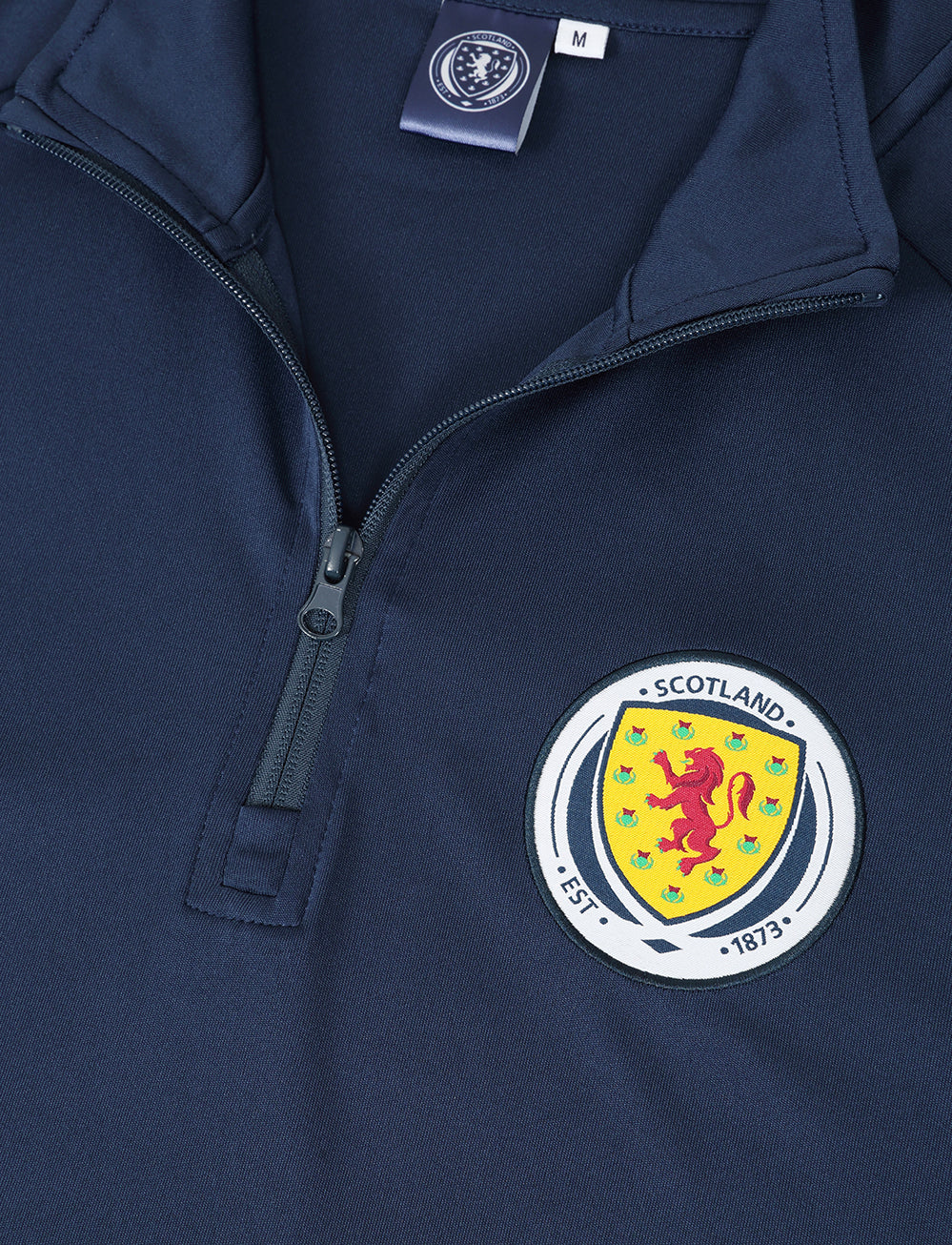 Team Scotland 1/4 Zip Top - Navy - The World Football Store