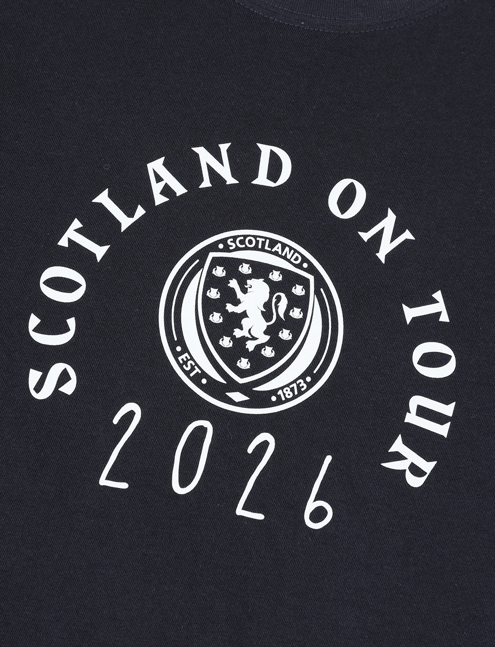 Official Team Scotland 'On Tour 2026' Kids T-Shirt - Navy - The World Football Store