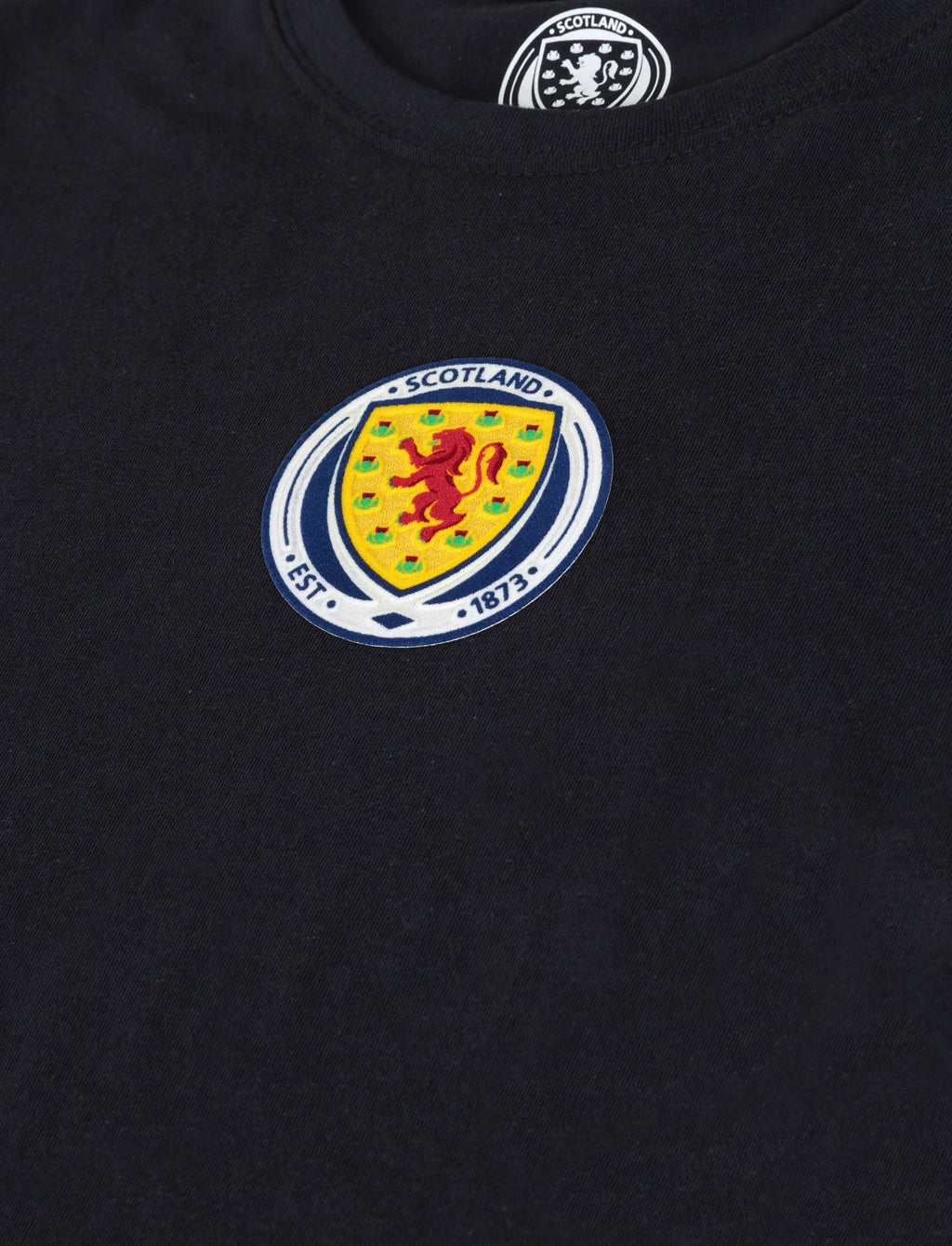 Official Team Scotland Kids Crest T-Shirt - Navy