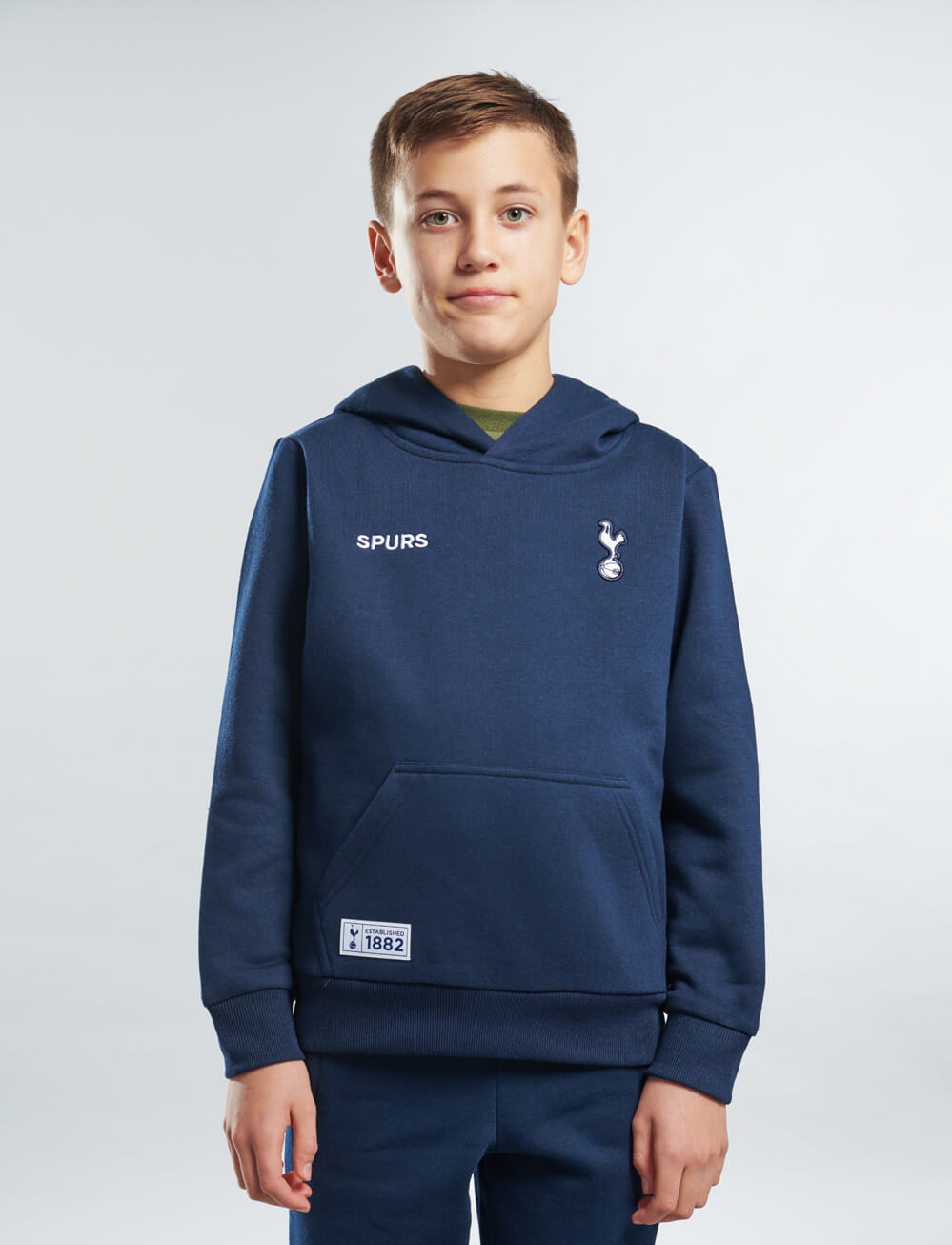 Official Tottenham Kids Logo Hoodie - Navy - The World Football Store