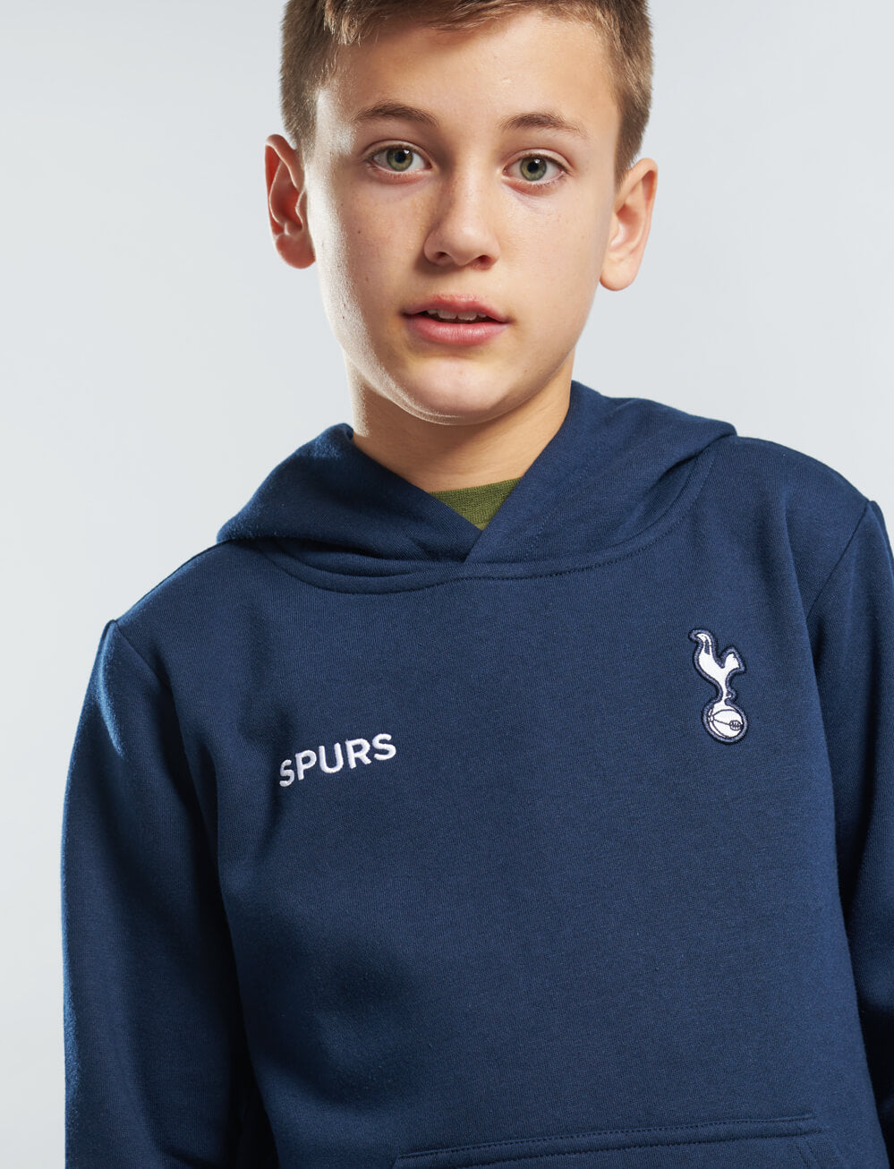 Official Tottenham Kids Logo Hoodie - Navy - The World Football Store