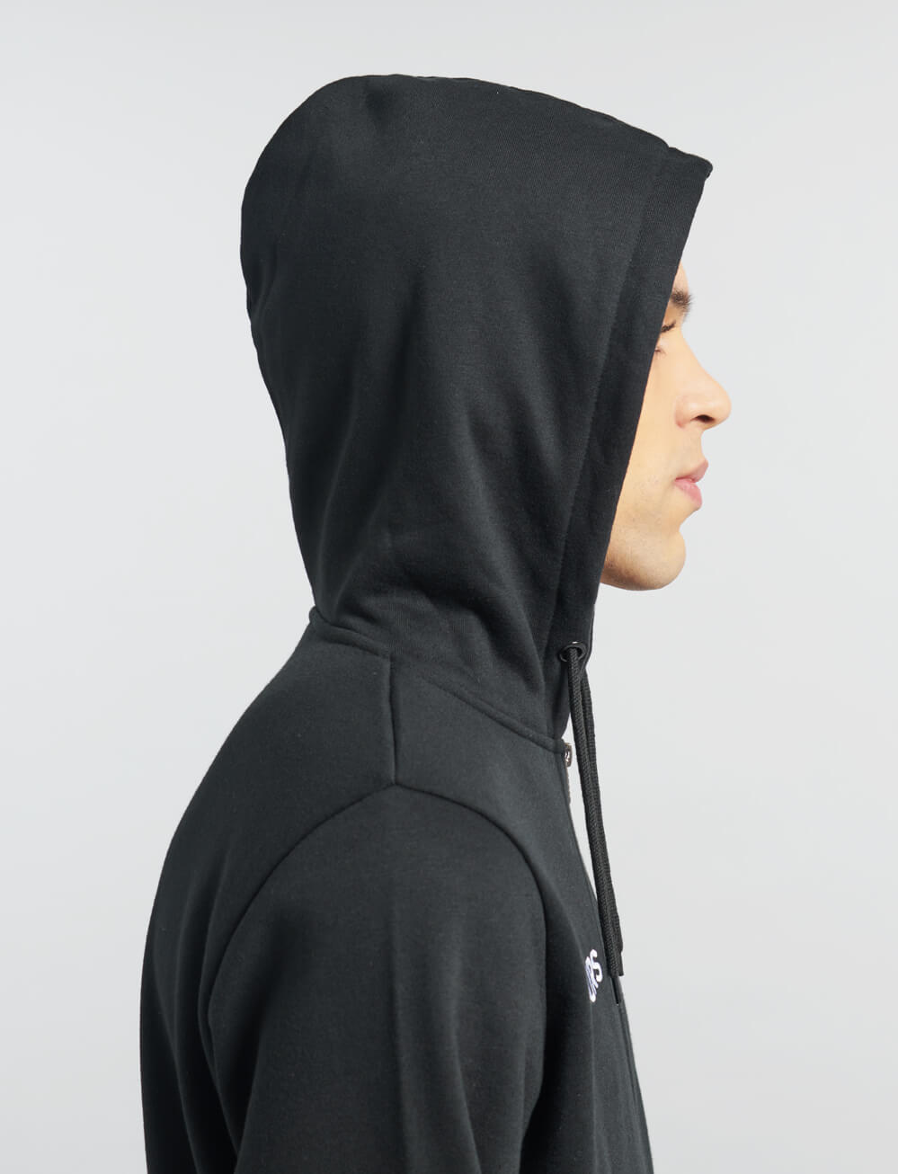 Official Tottenham Full Zip Hoodie - Black - The World Football Store