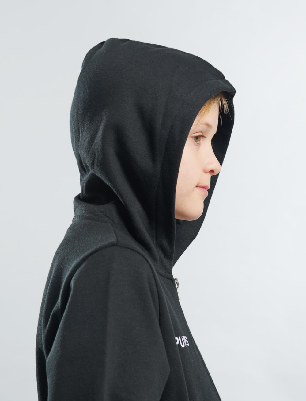 Official Tottenham Kids Full Zip Hoodie - Black - The World Football Store