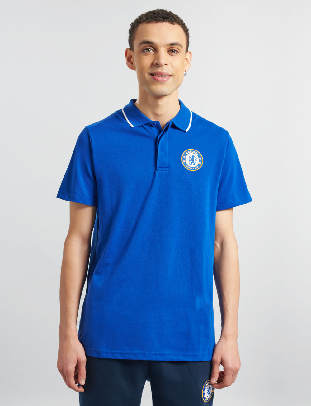 Official Chelsea Polo - Royal Blue - The World Football Store