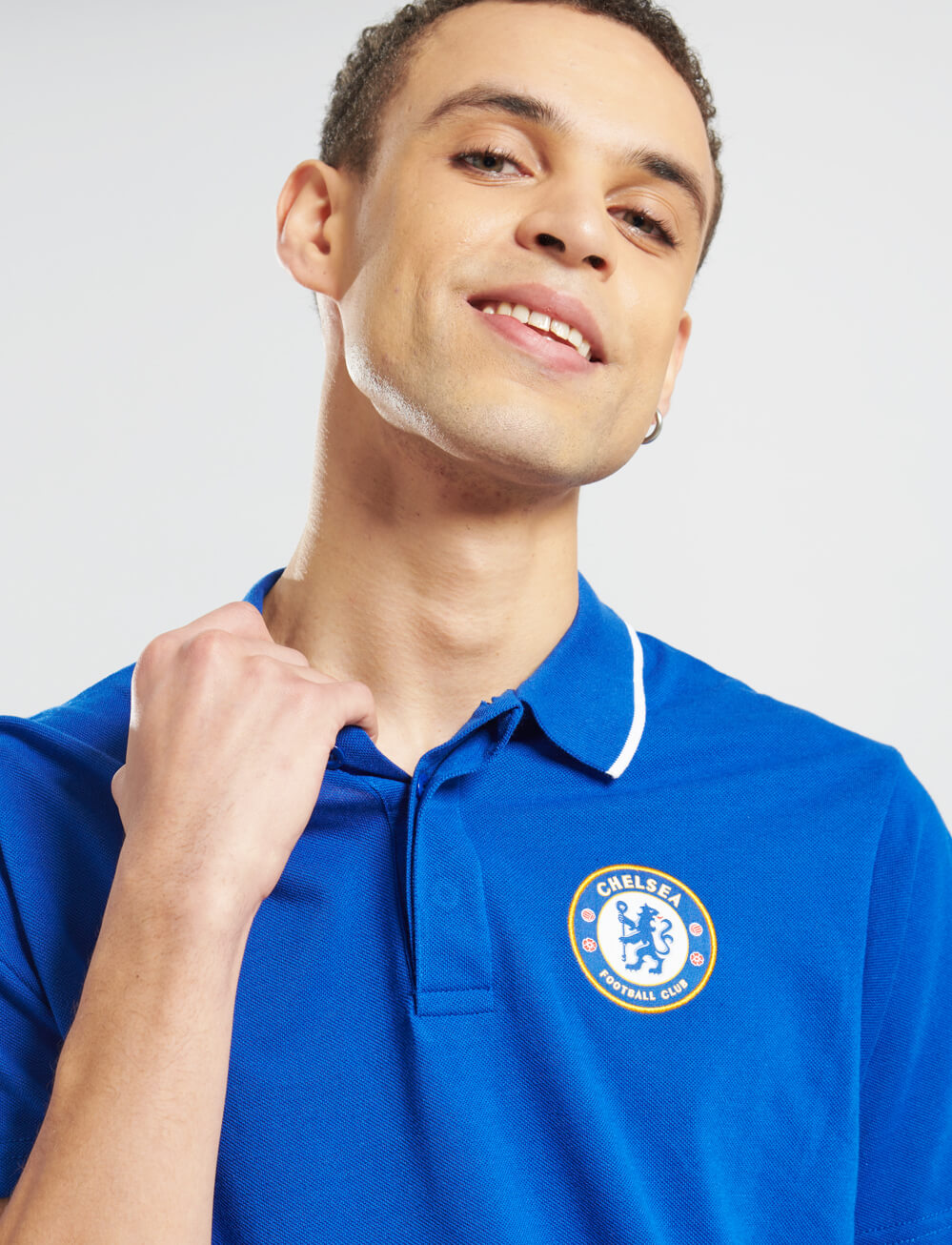 Official Chelsea Polo - Royal Blue - The World Football Store