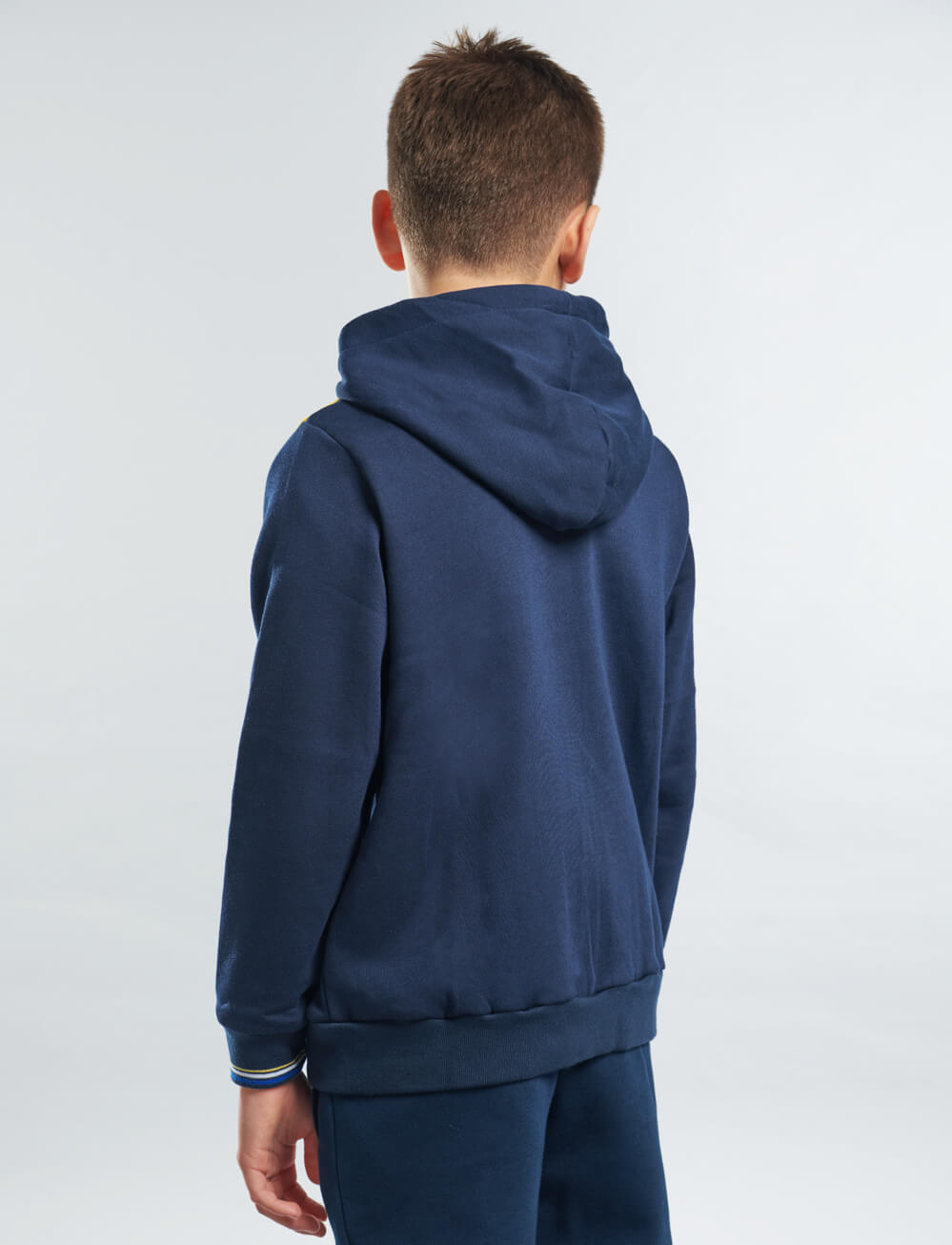 Official Chelsea Kids Full Zip Fleece Hoodie - Navy - The World Football Store