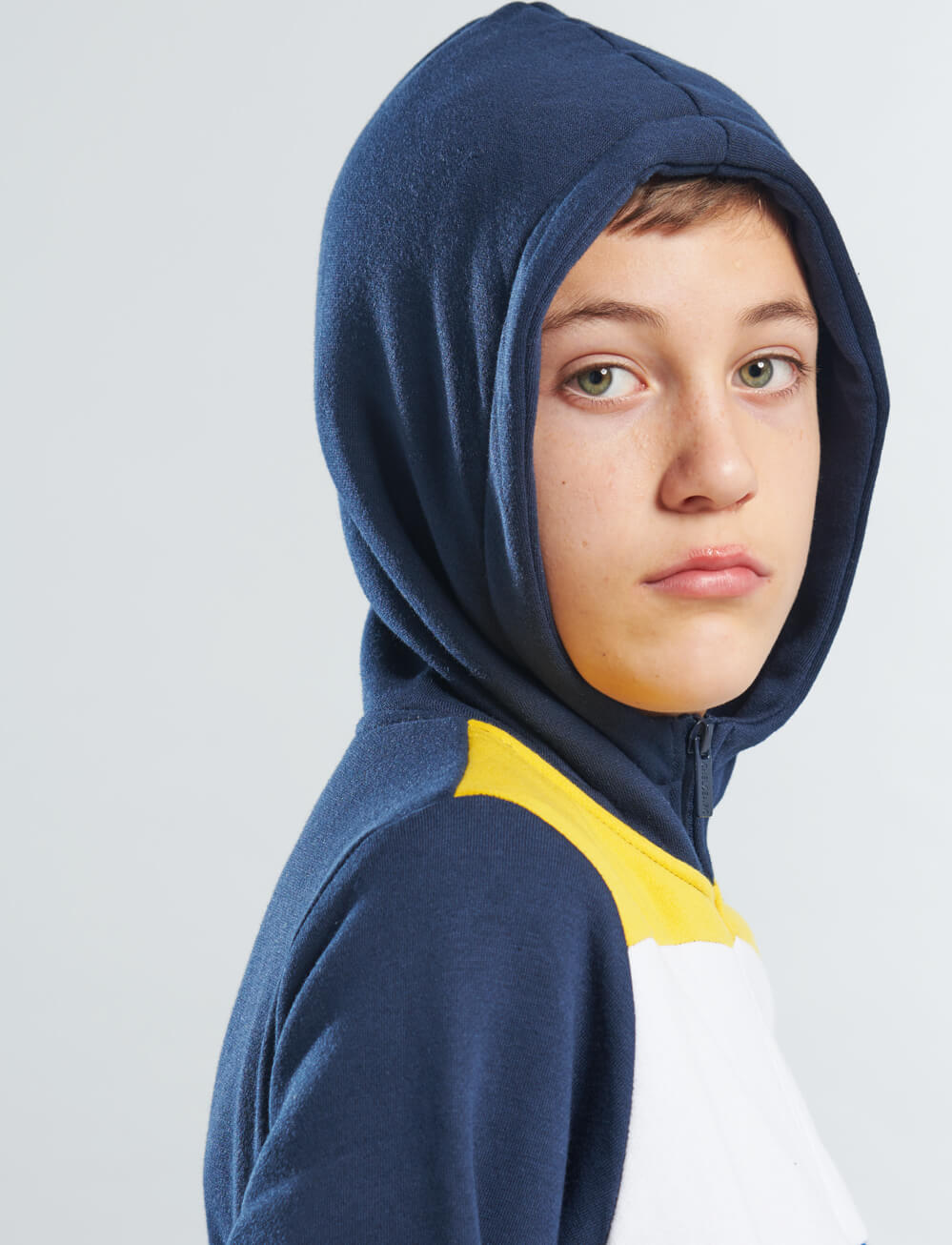 Official Chelsea Kids Full Zip Fleece Hoodie - Navy - The World Football Store