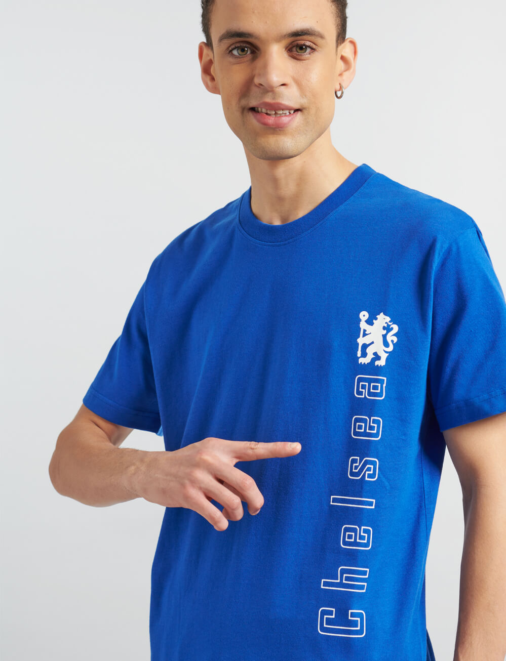 Official Chelsea Graphic T-Shirt - Royal Blue - The World Football Store