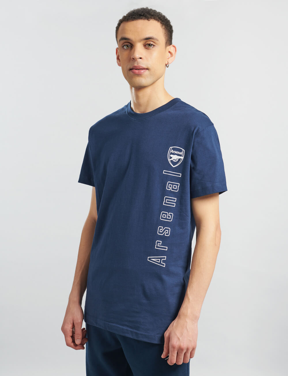 Official Arsenal Graphic T-Shirt - Navy - The World Football Store