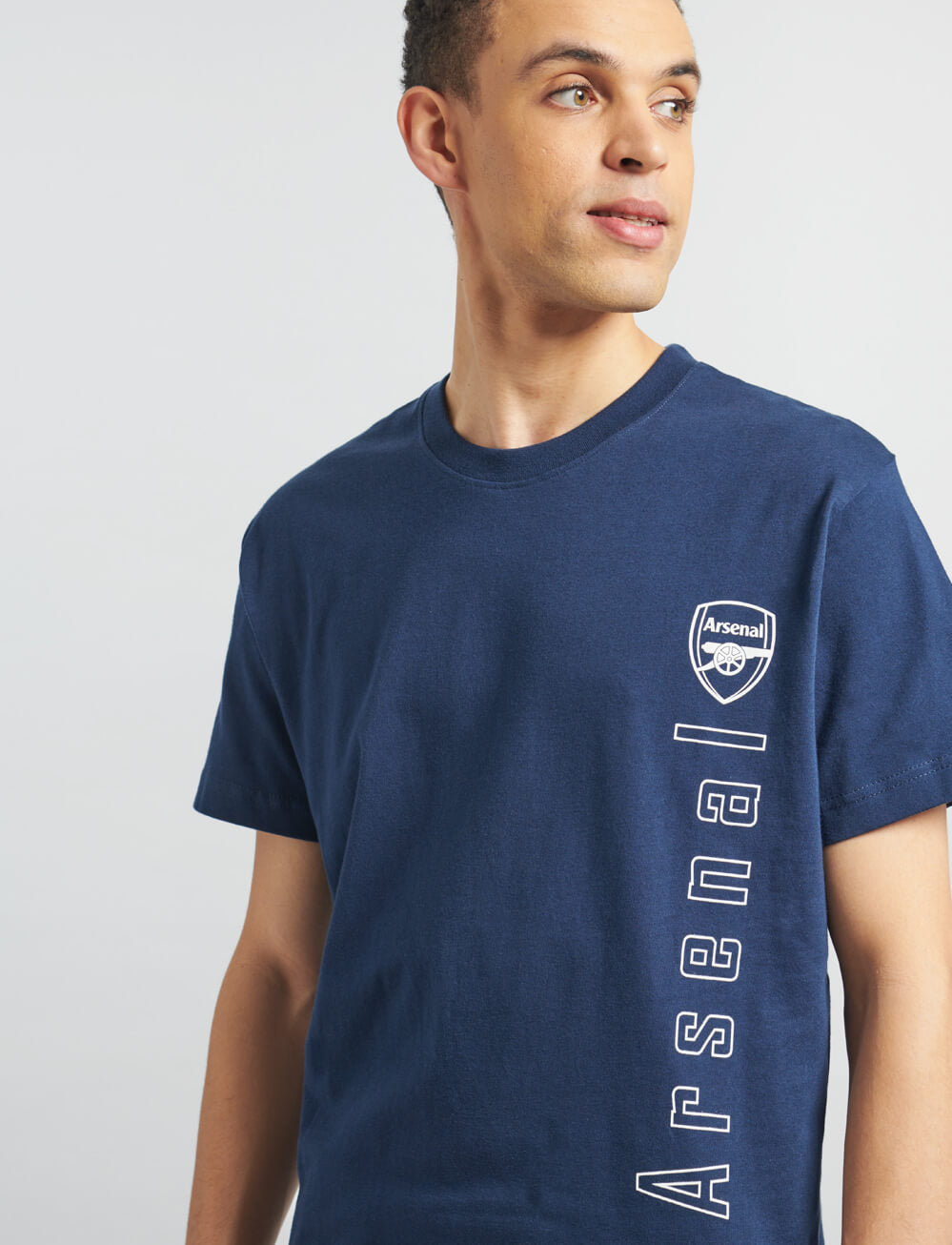 Official Arsenal Graphic T-Shirt - Navy - The World Football Store