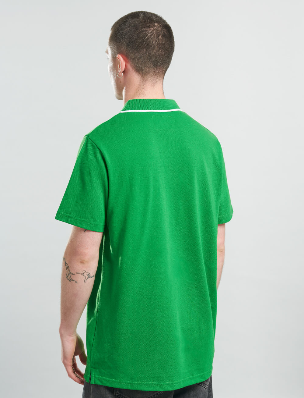 Official Celtic Tipped Polo - Green - The World Football Store