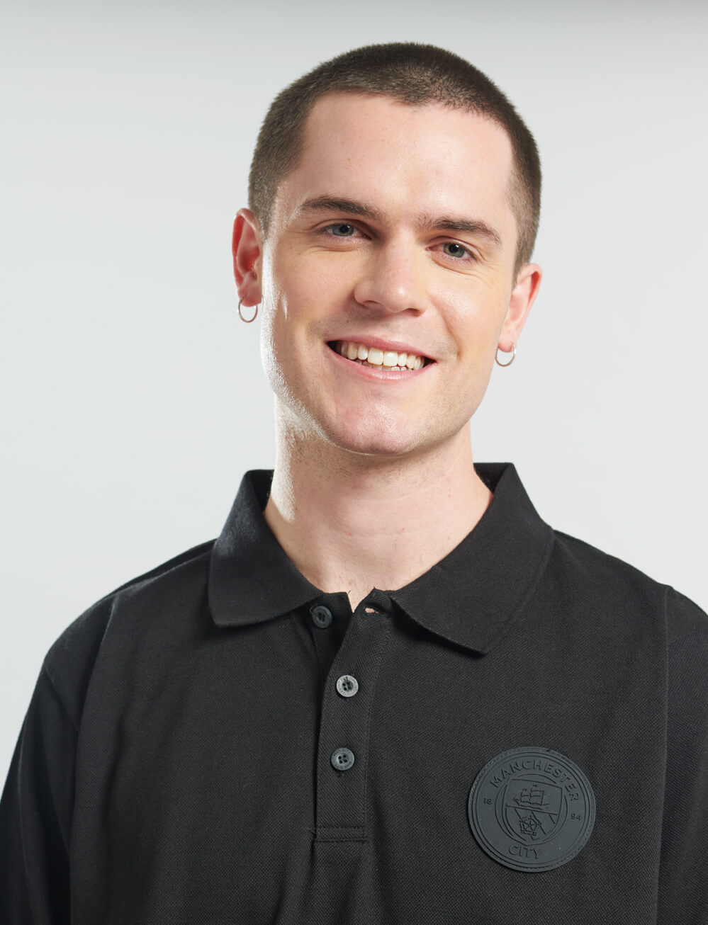 Official Manchester City Polo - Black - The World Football Store