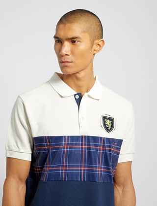 Official Team Scotland 150th Anniversary Check Polo Shirt