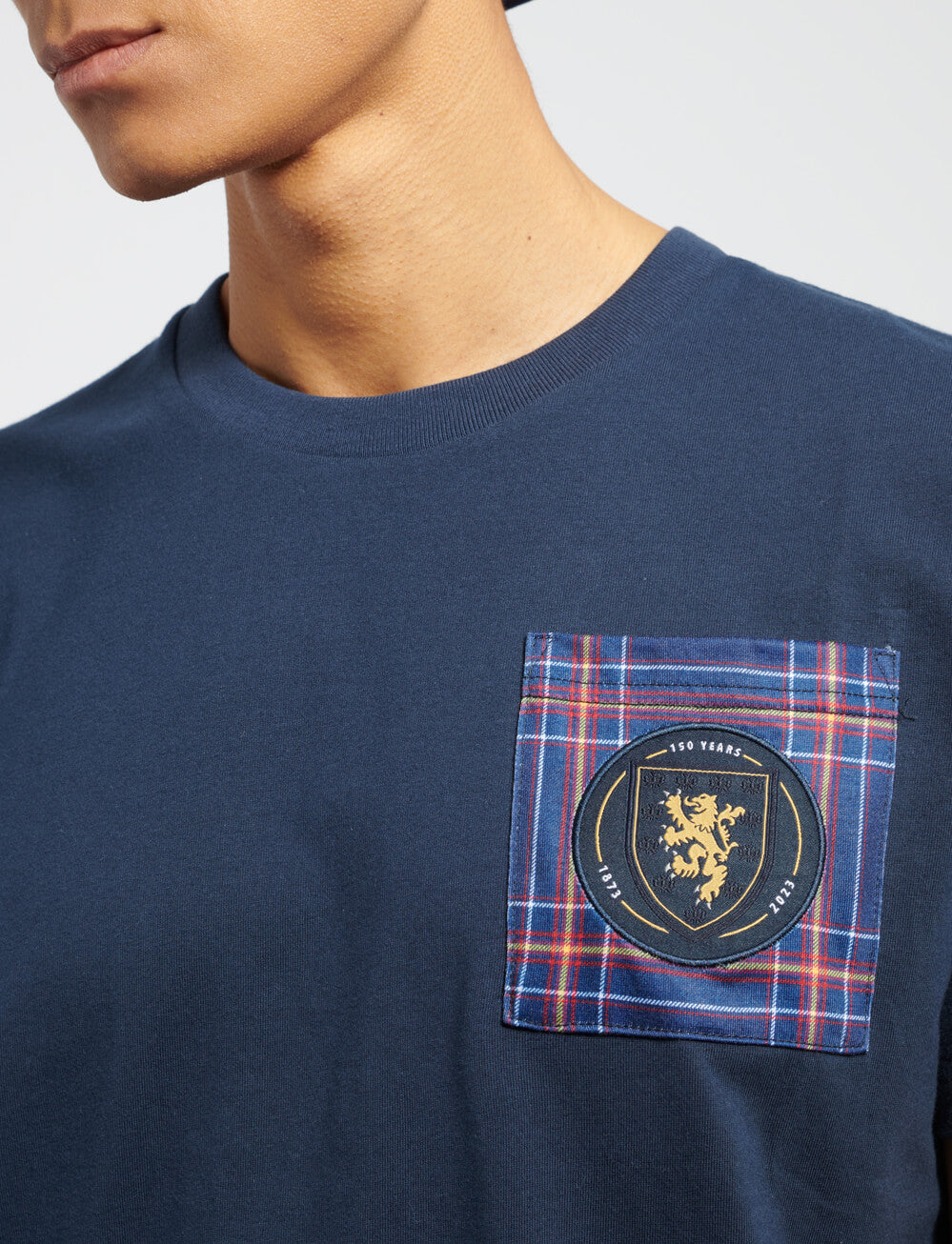 Official Team Scotland 150th Anniversary Check Pocket T-Shirt - The World Football Store