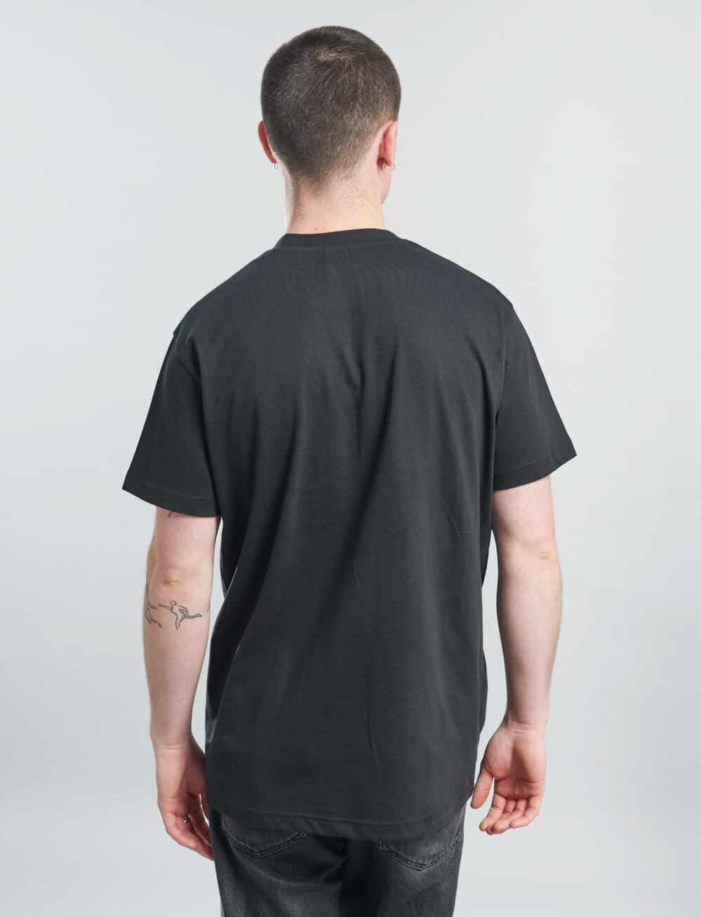 Official AC Milan Core T-Shirt - Black - The World Football Store