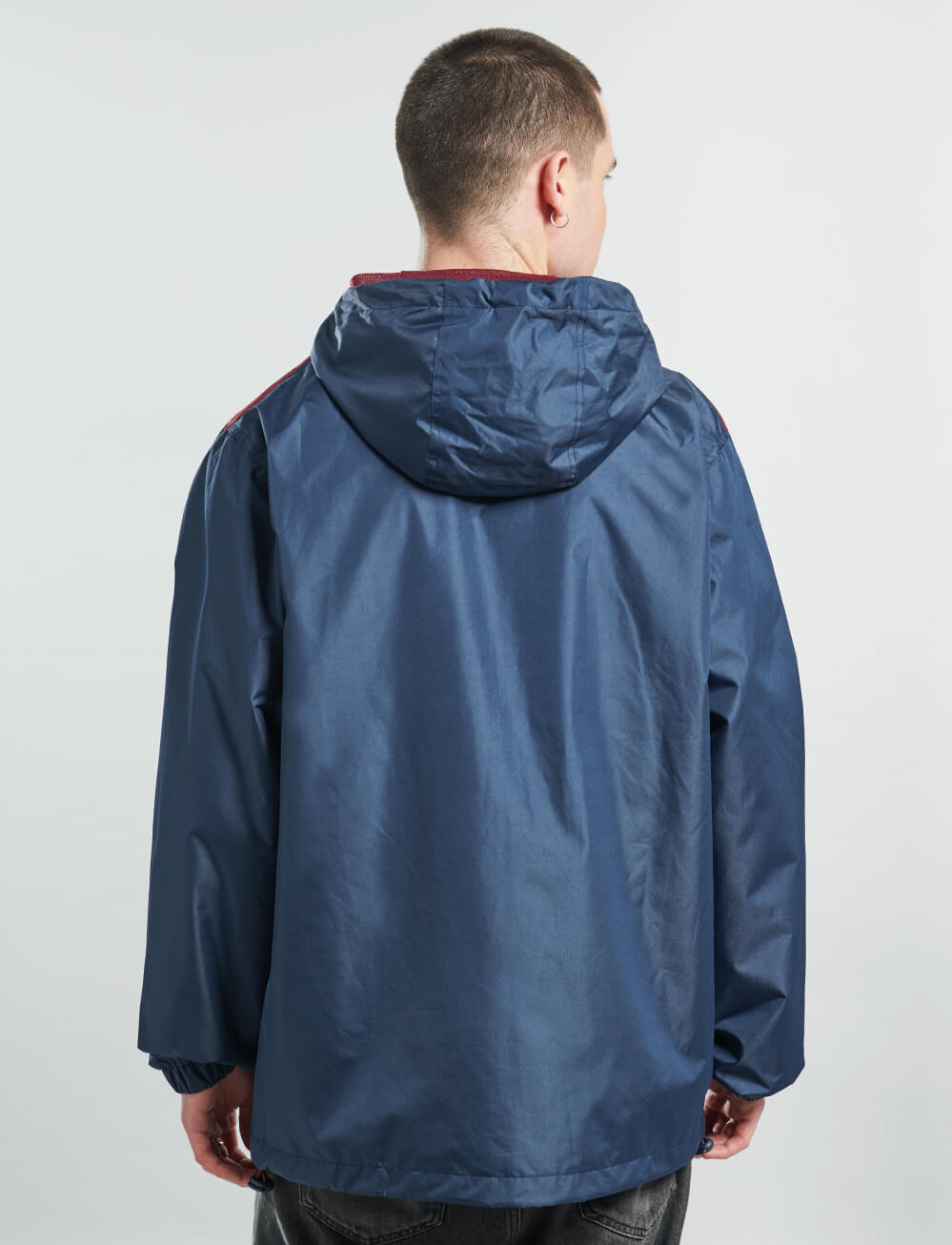 Official West Ham United Shower Jacket - Navy - The World Football Store