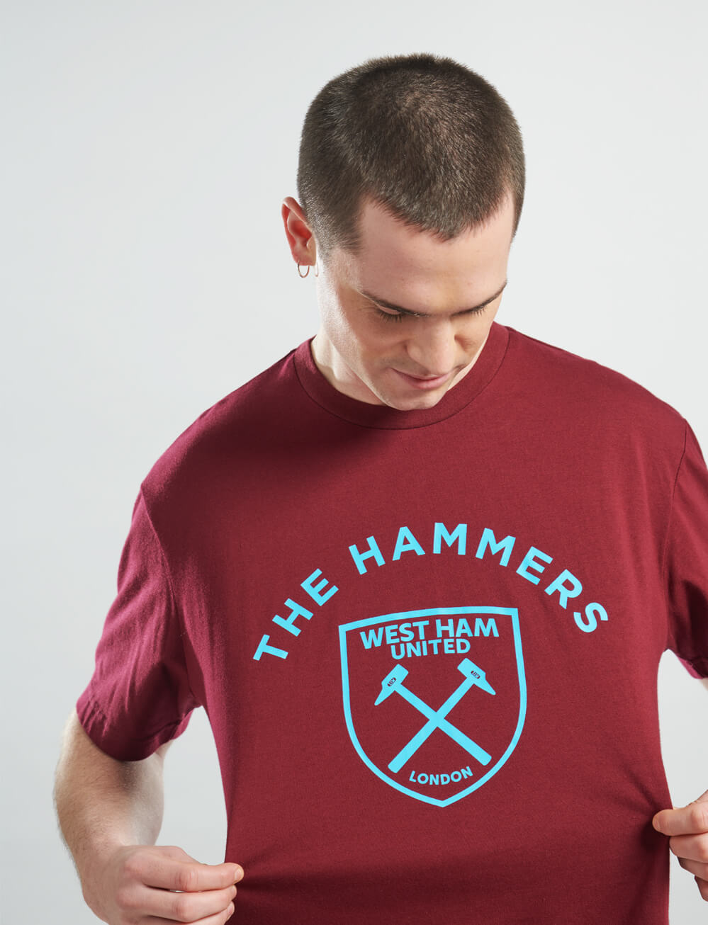 Official West Ham United Graphic T-Shirt - Claret - The World Football Store